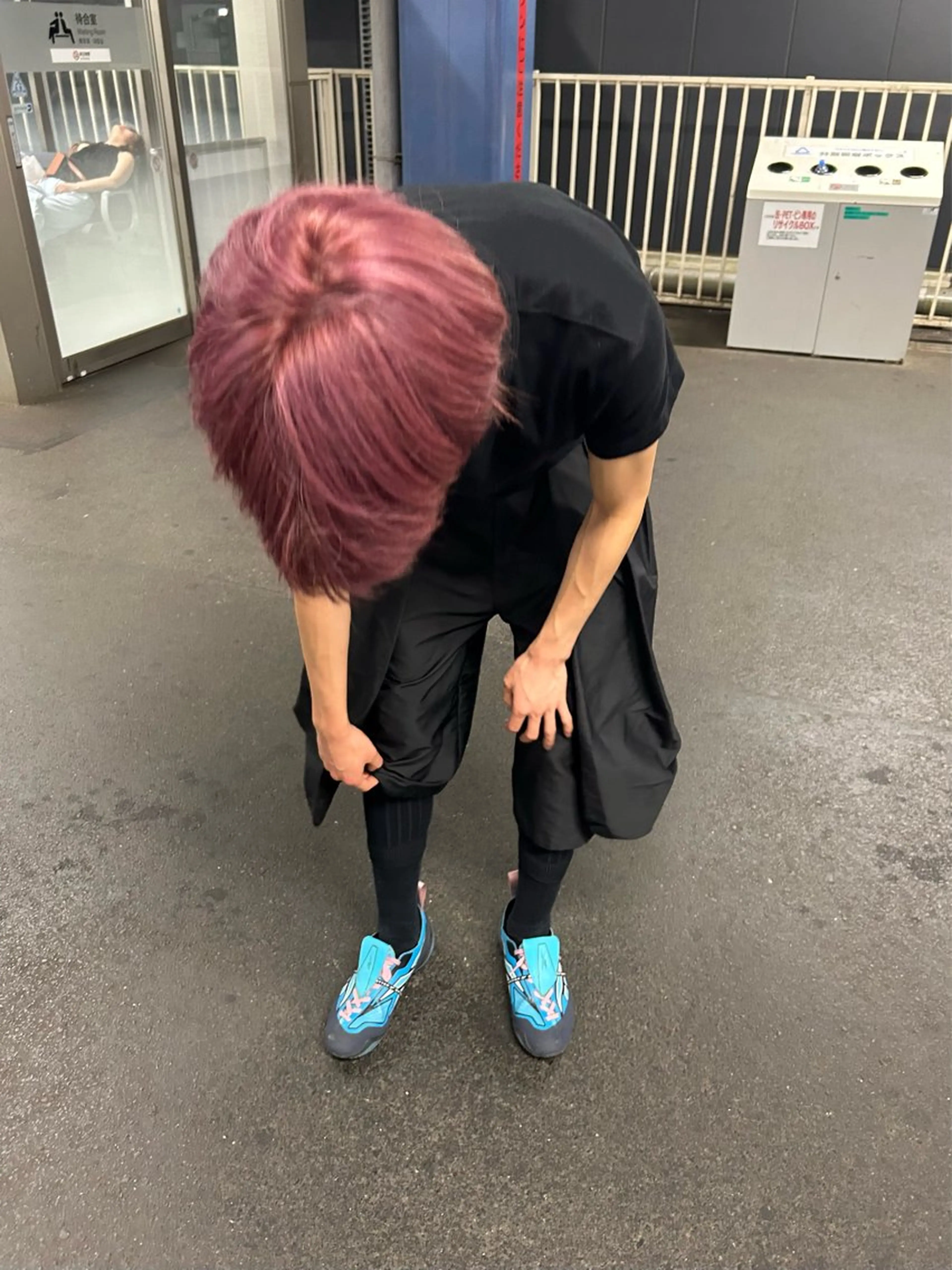 ショート カラー ヘアアレンジ メンズ メンズブリーチ ブリーチ ダブルカラー ohasi yunaのヘアスタイル