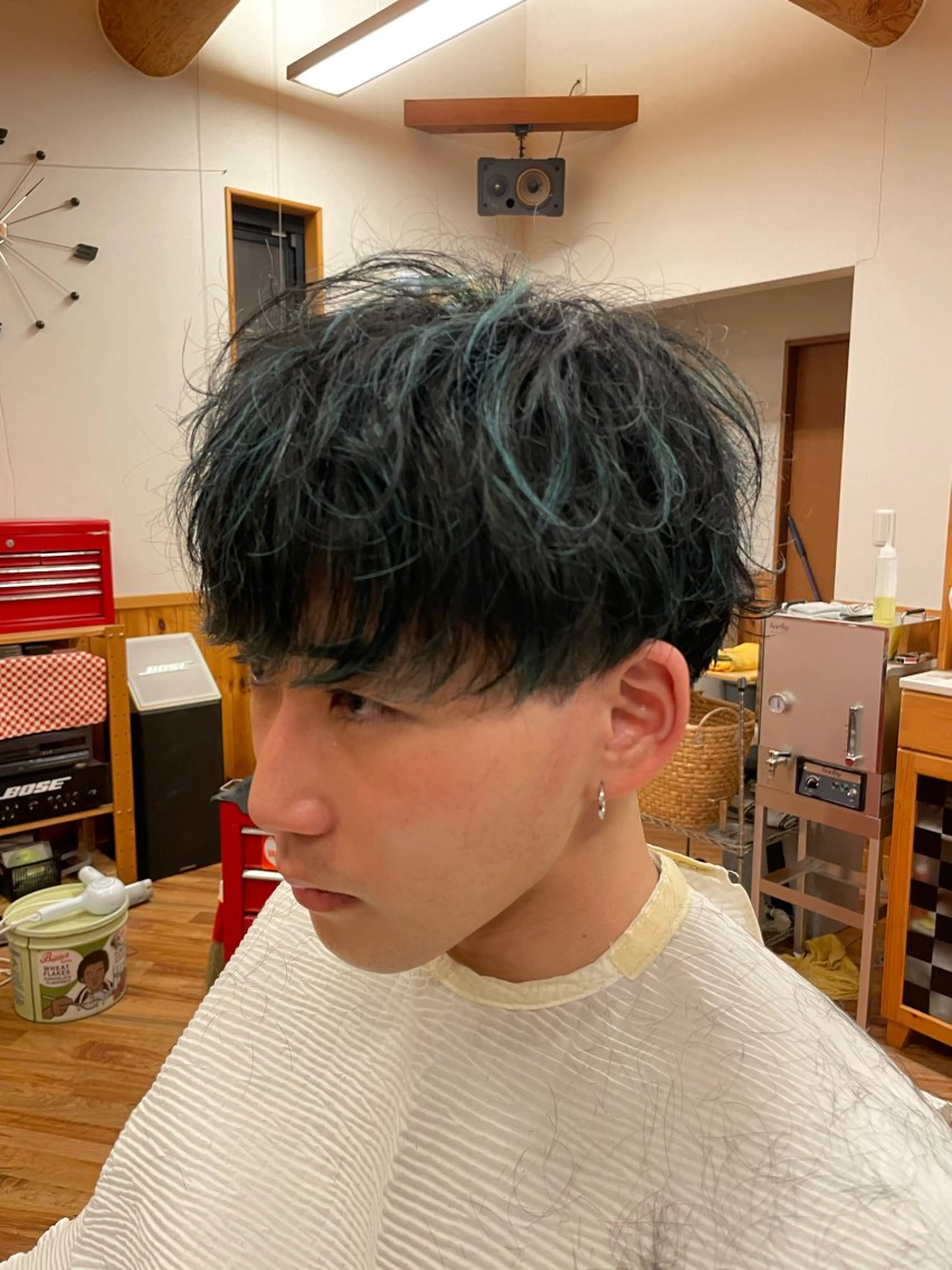 メンズ マッシュ ツーブロック 刈り上げ 西沢 良彌のヘアスタイル