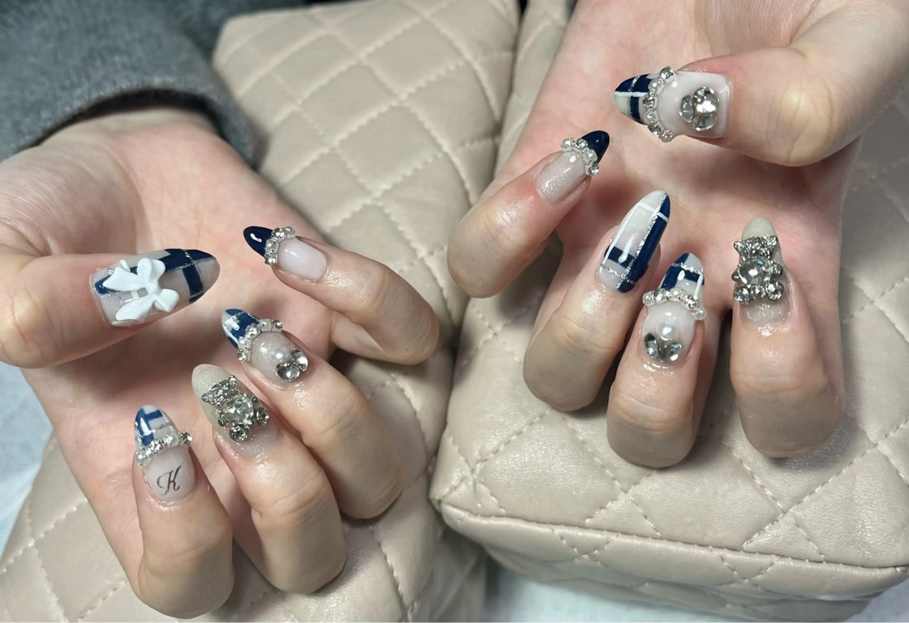 ネイル ハンドネイル goldgleams ちなのネイルデザイン