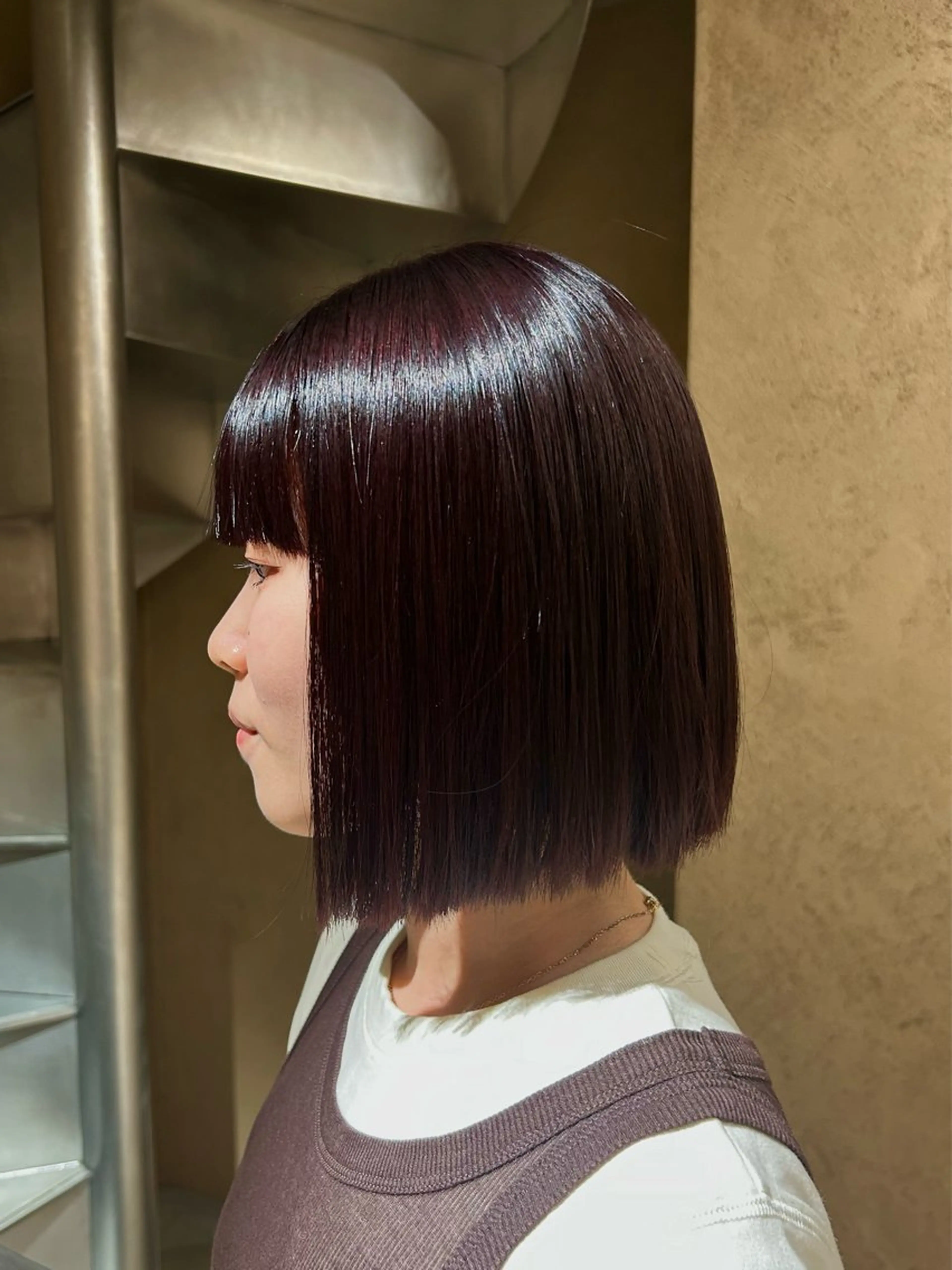 カラー アベ コハルのヘアスタイル