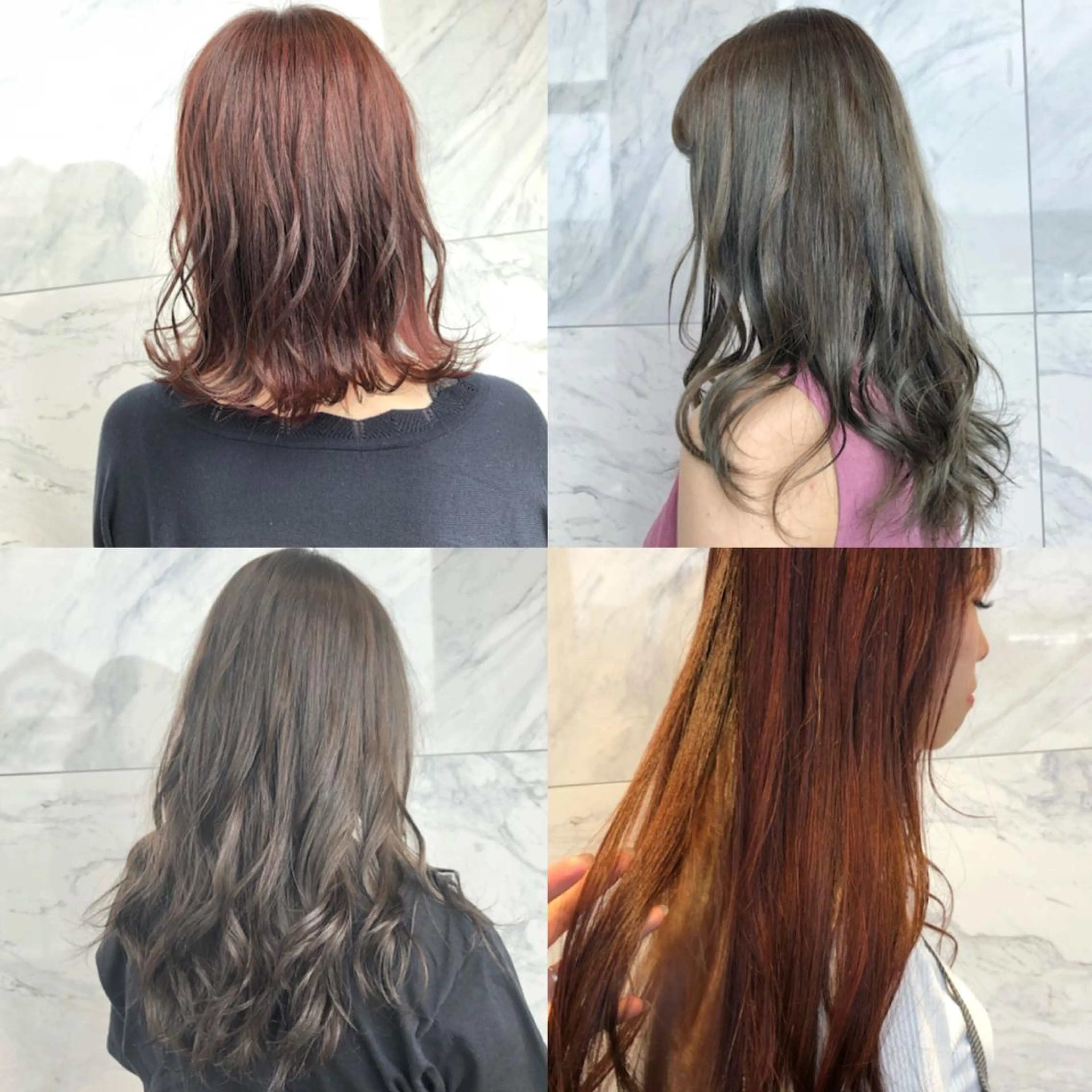 ロング カラー ヘアアレンジ yoshino yukoのマツエク・マツパデザイン