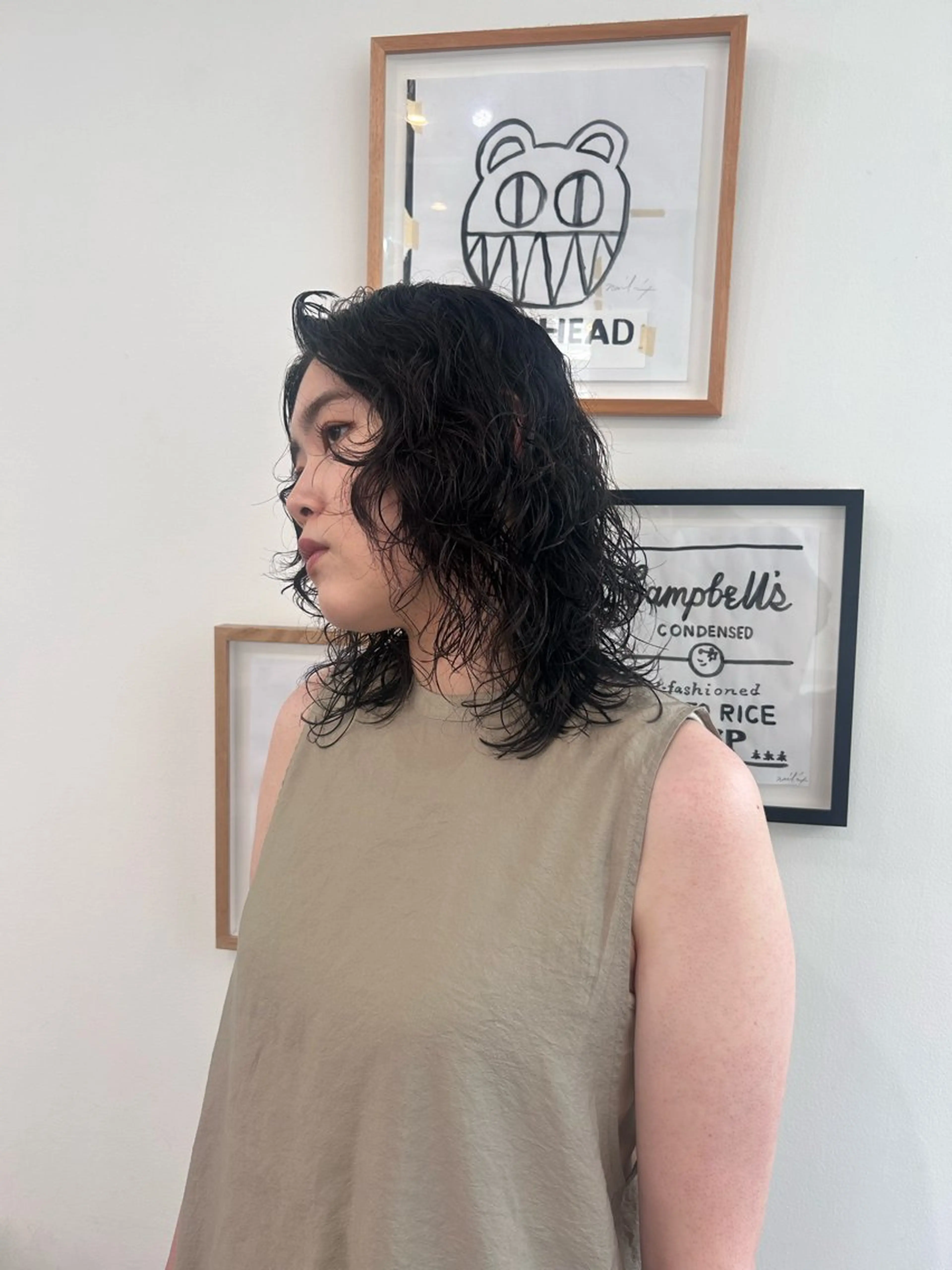 パーマ かがやしづ ⭐️ハイトーンのヘアスタイル