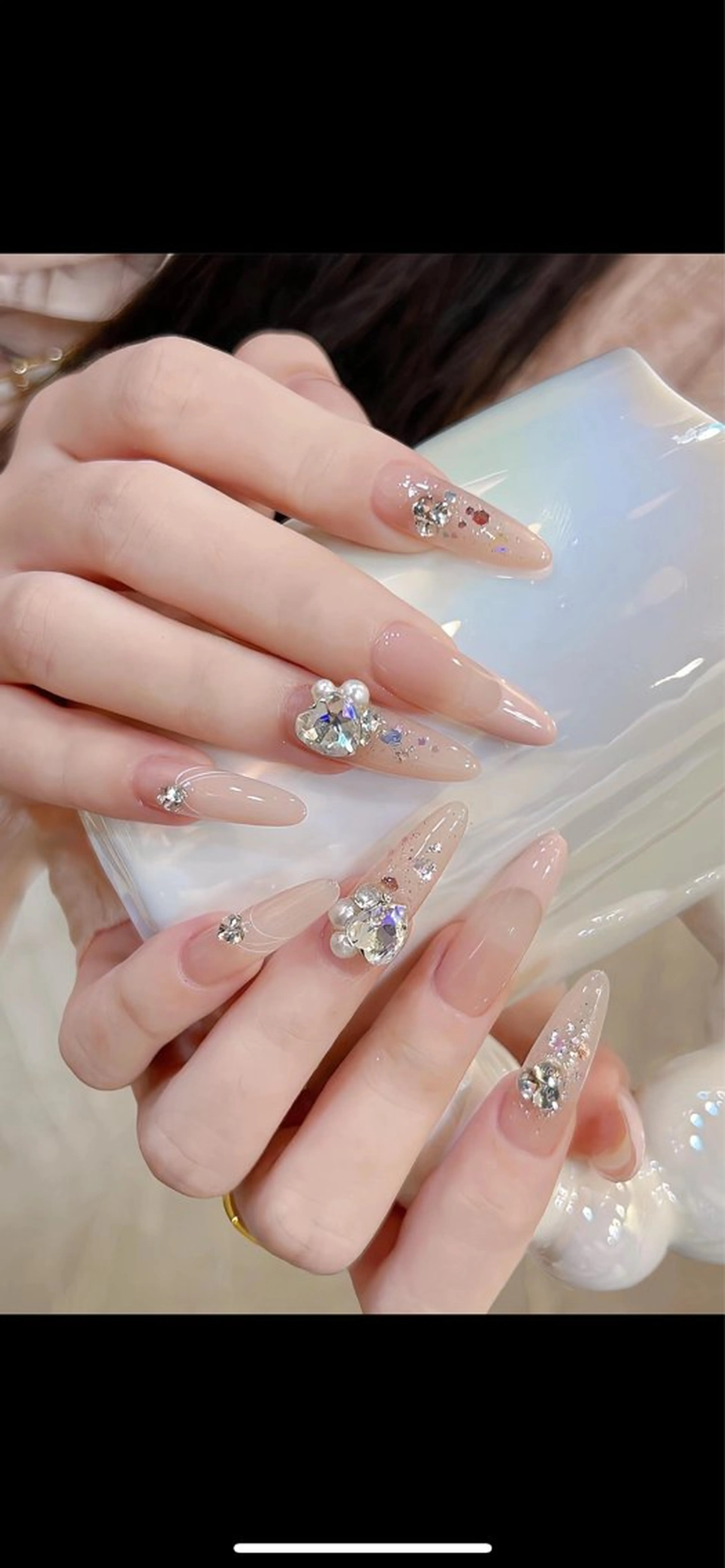 ネイル アートネイル チークネイル 長さ出し フラッシュネイル フットネイル YK Rinのネイルデザイン