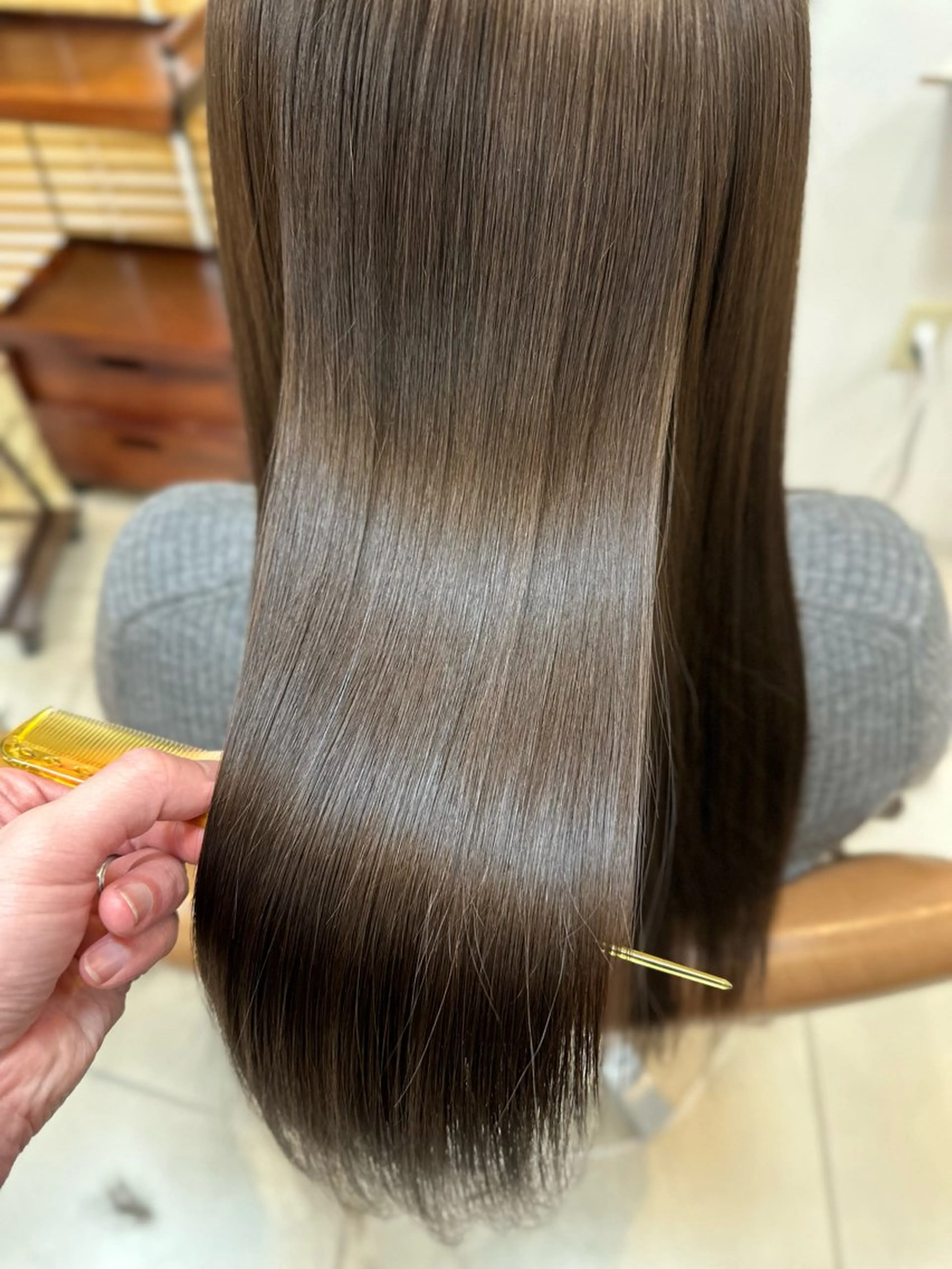 ロング 藤田 祥平のヘアスタイル