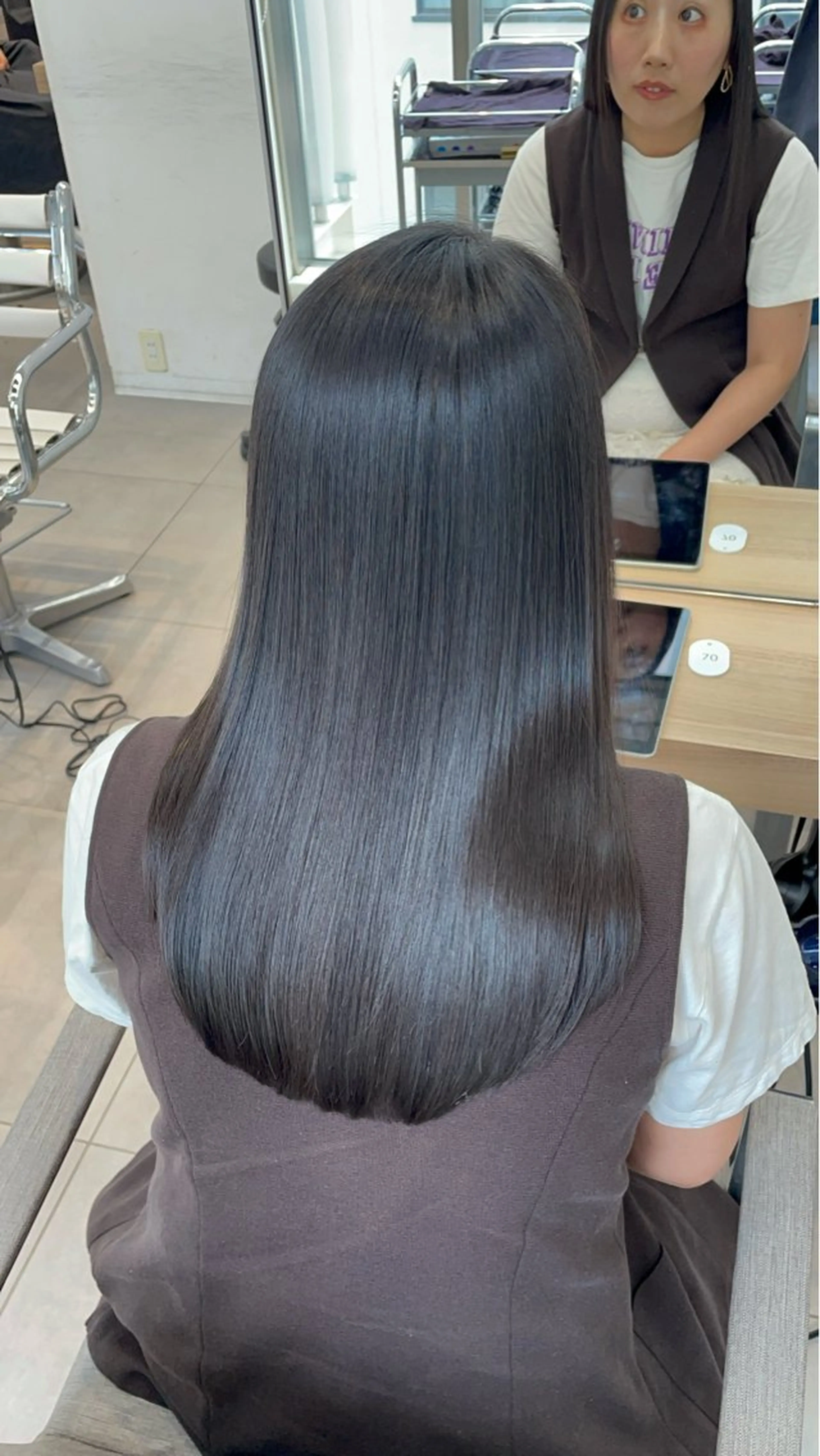 ロング ヘアカラー 縮毛矯正 トリートメント ✨髪質改善✨美髪 矯正🫧小泉のヘアスタイル