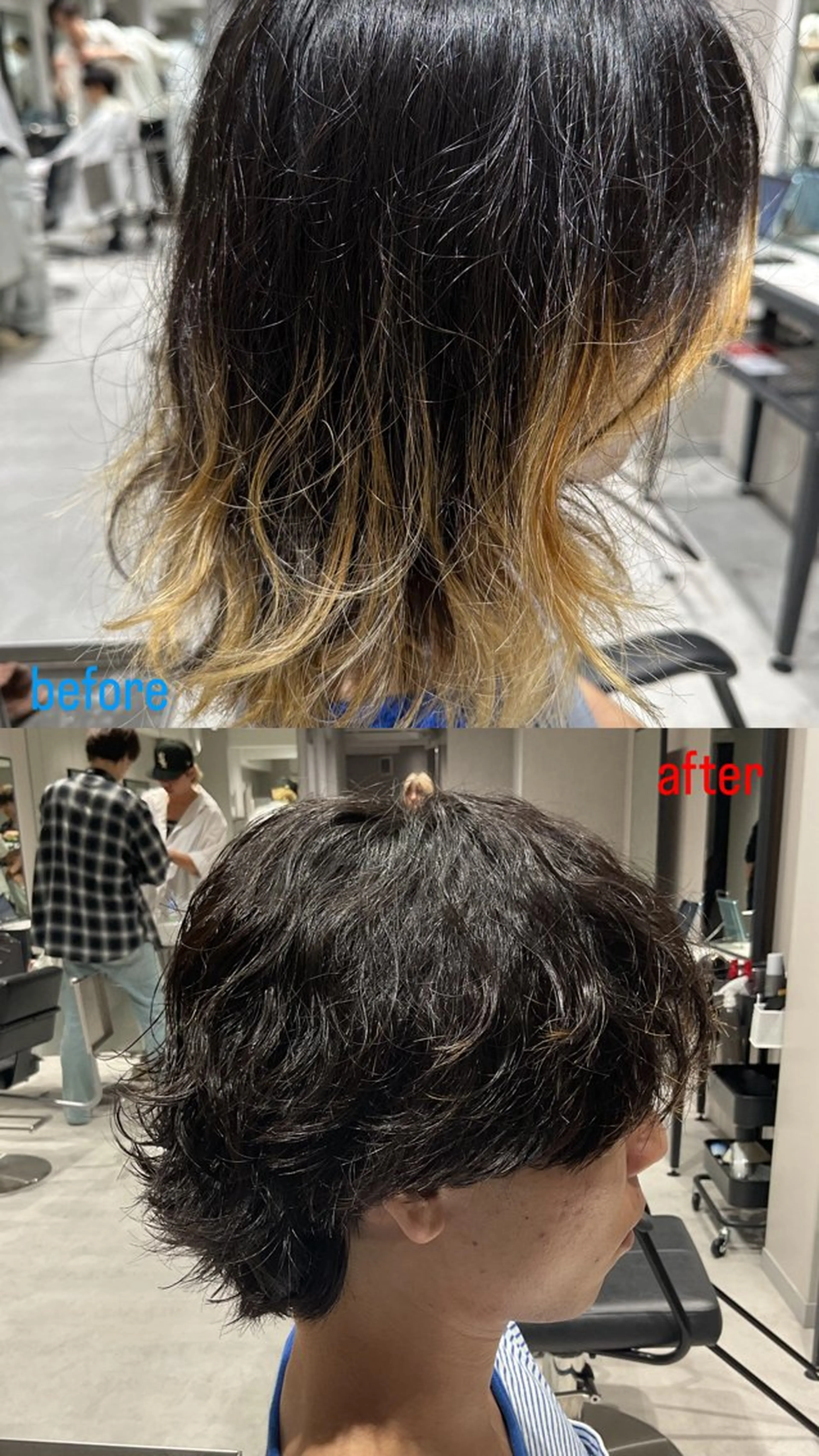 ショート メンズ メンズパーマ 波巻きパーマ ショートヘア カット パーマ 🍀メンズパーマ職人 池袋🍀Yuraのヘアスタイル
