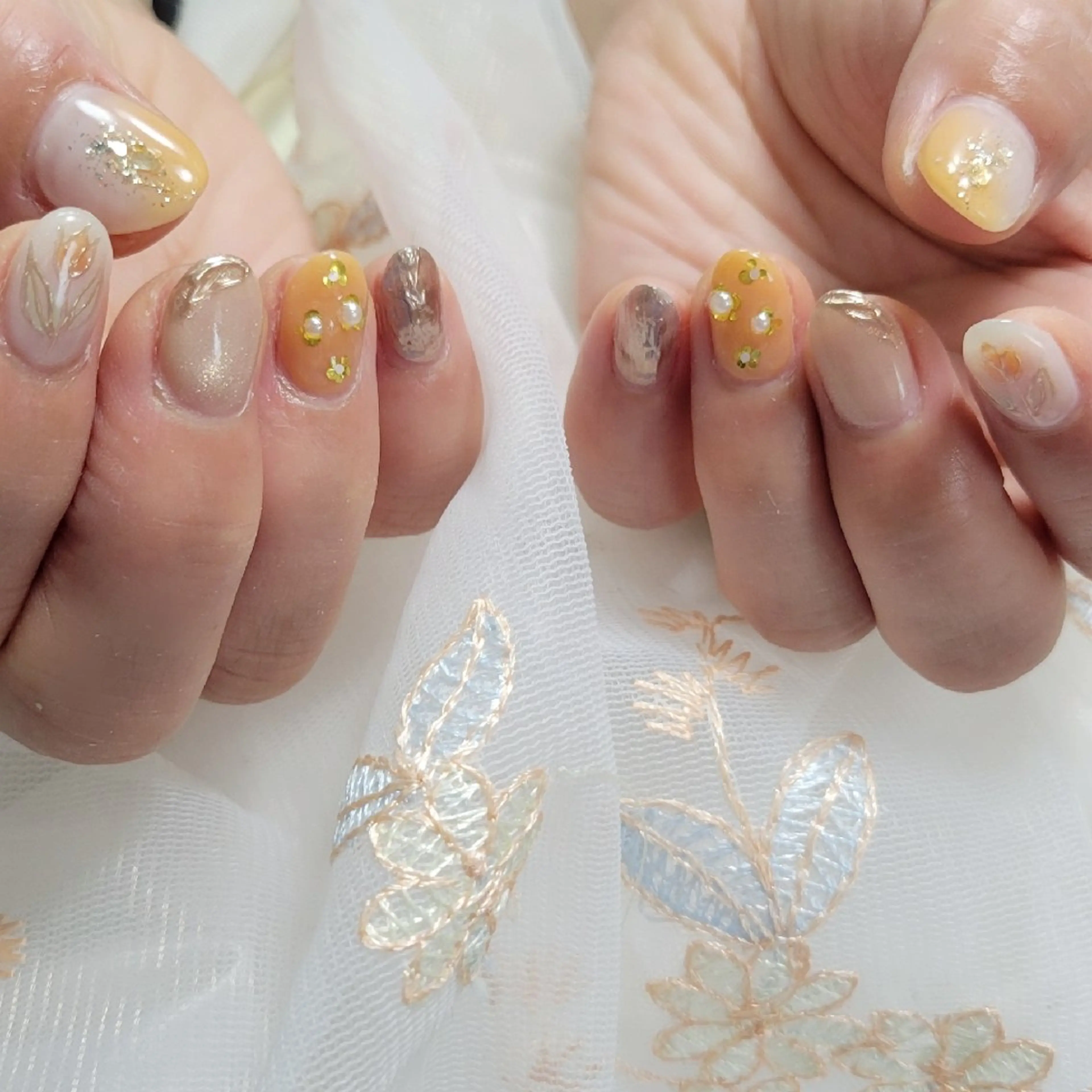 ネイル ハンドネイル ネイルサロンほっこり kanaのネイルデザイン