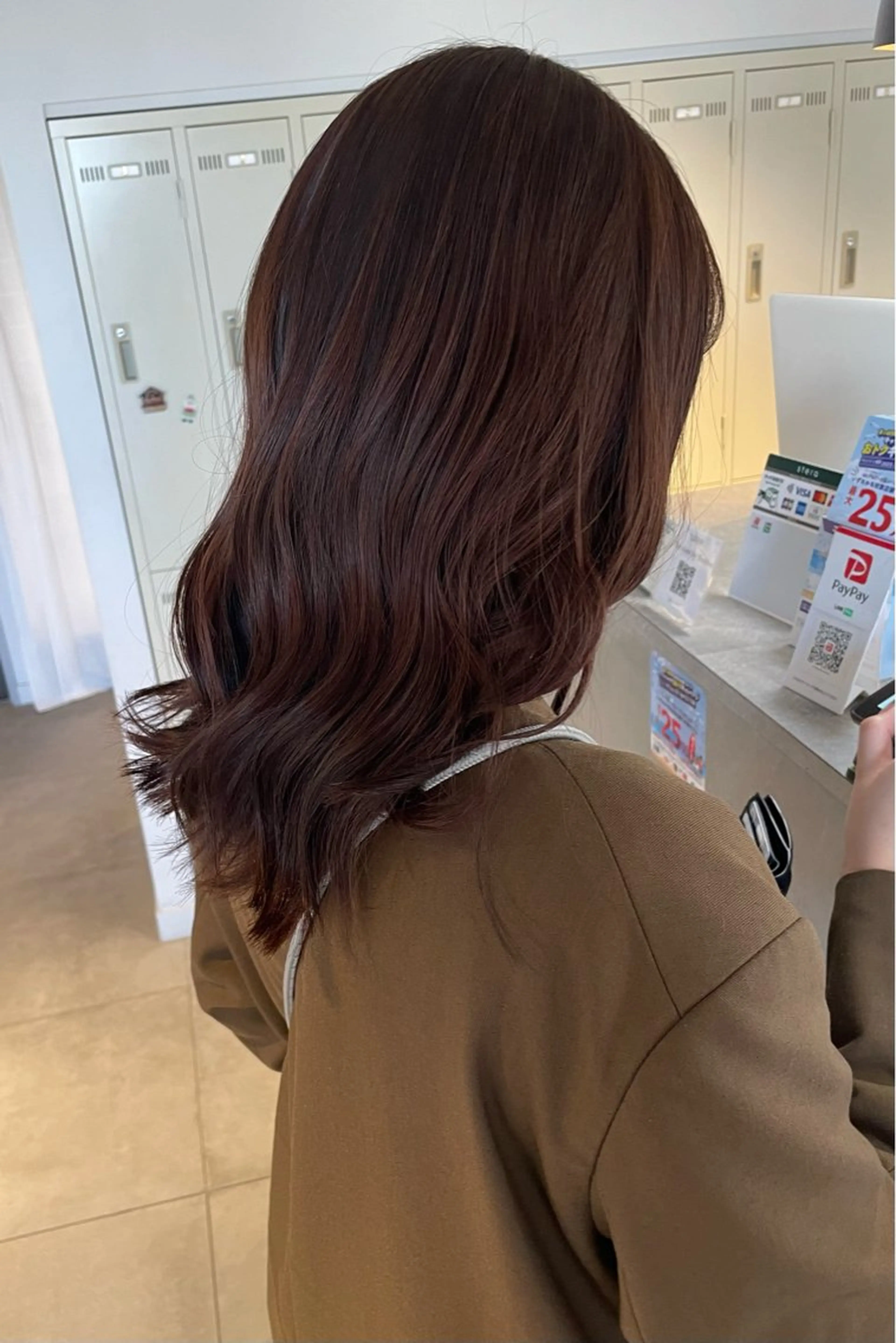 セミロング カラー 辻堂メンズ特化 YU-YAのヘアスタイル