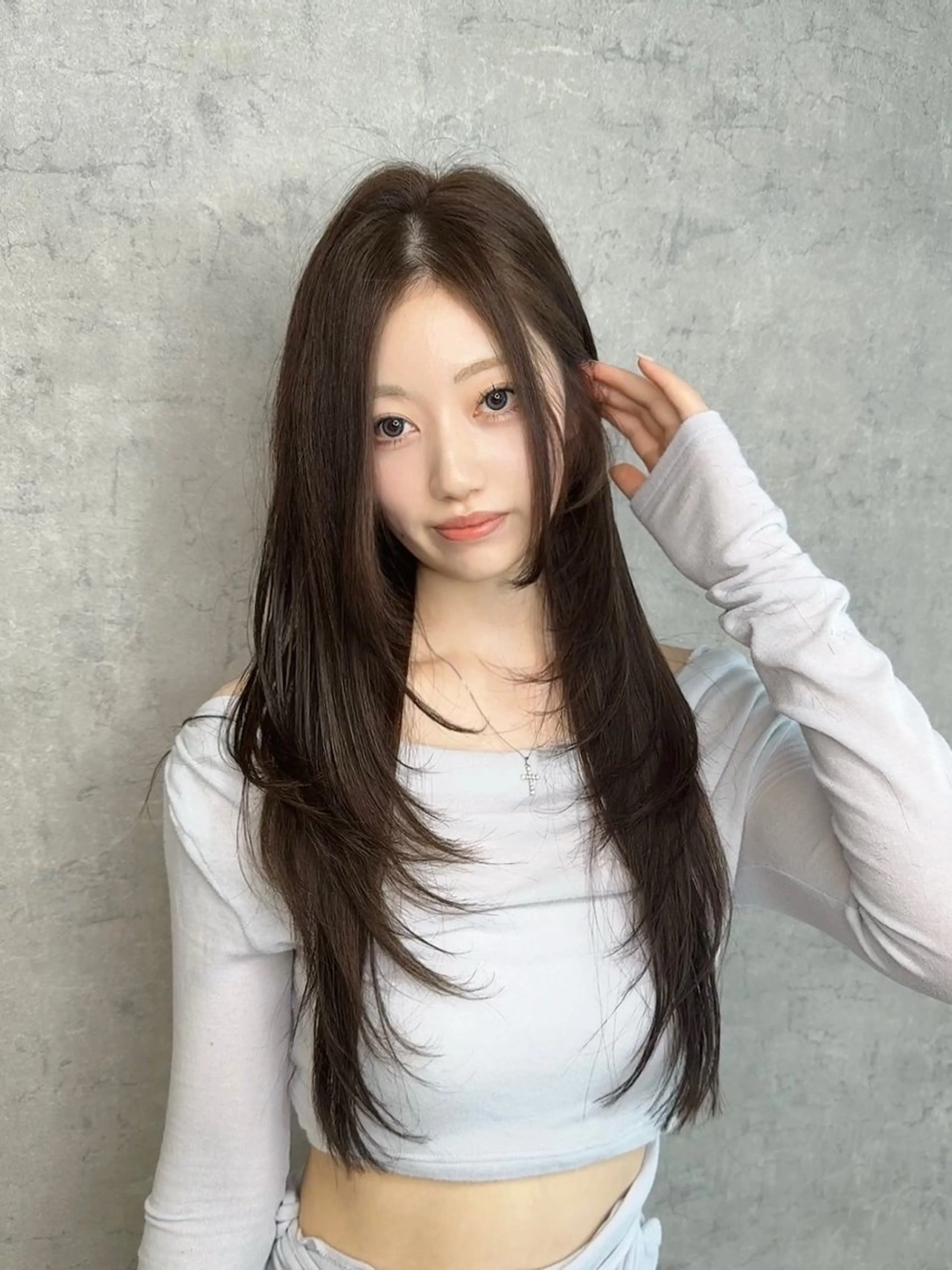 ロング トレンド韓国レイヤー 🇰🇷のんのヘアスタイル