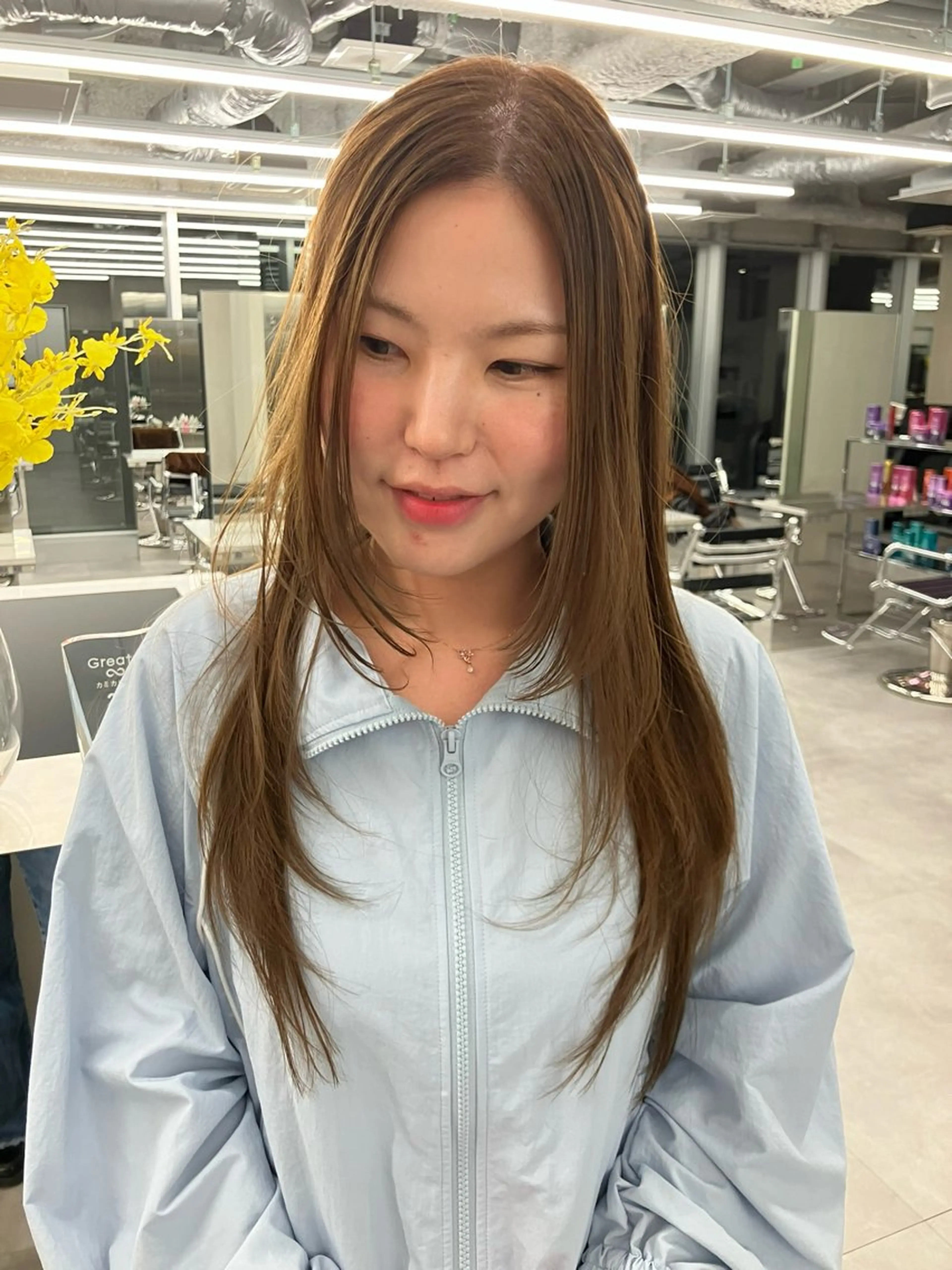 ロング 勝谷 悟史のヘアスタイル