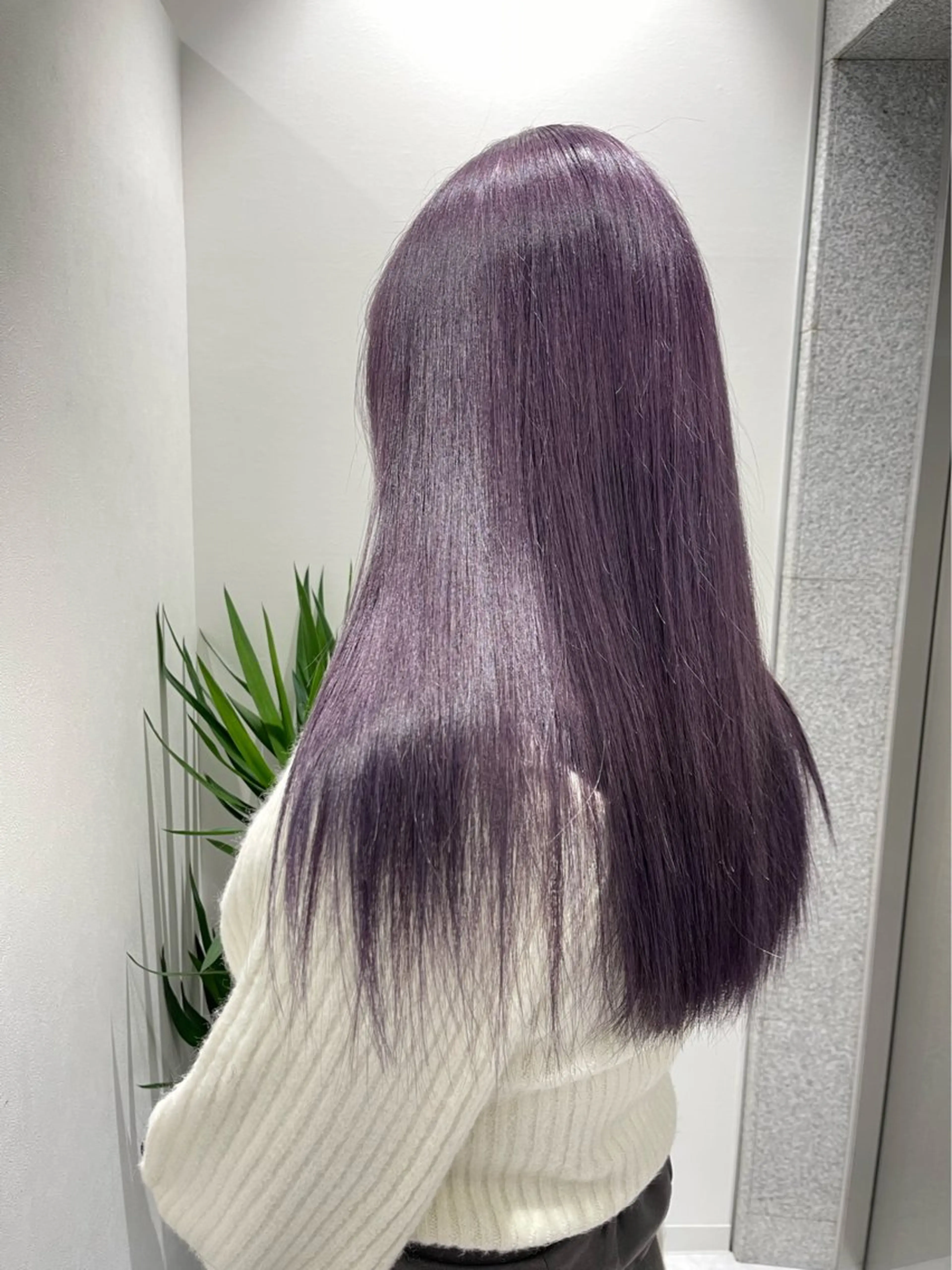 ミディアム カラー ヘアカラー トリートメント ヘッドスパ ヘアセット ♡上品韓国髪♡ブラ ウン/SAYATOのヘアスタイル