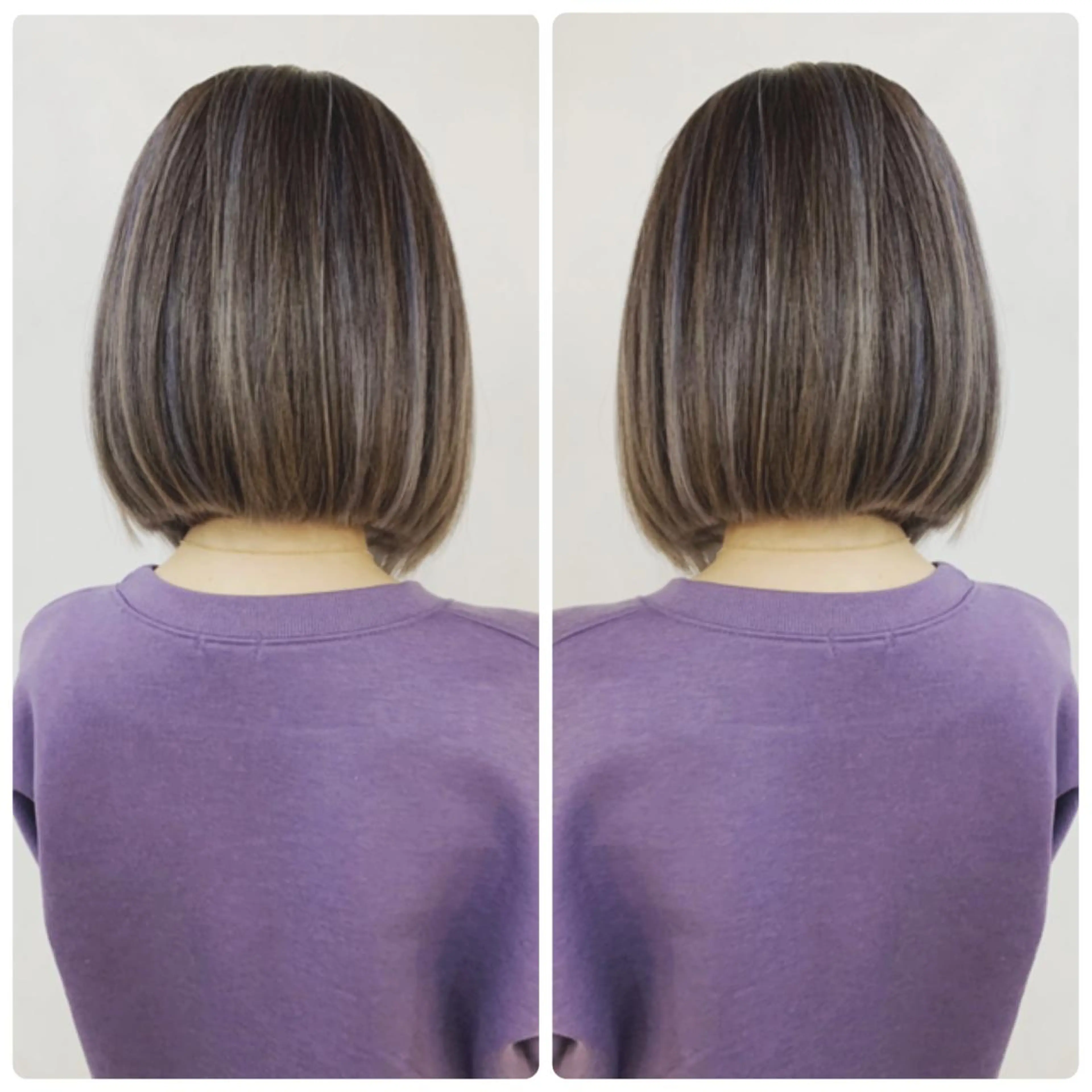 カラー カット ヘアカラー トリートメント 京都大人女性ショート 徒歩1分/秋山のヘアスタイル