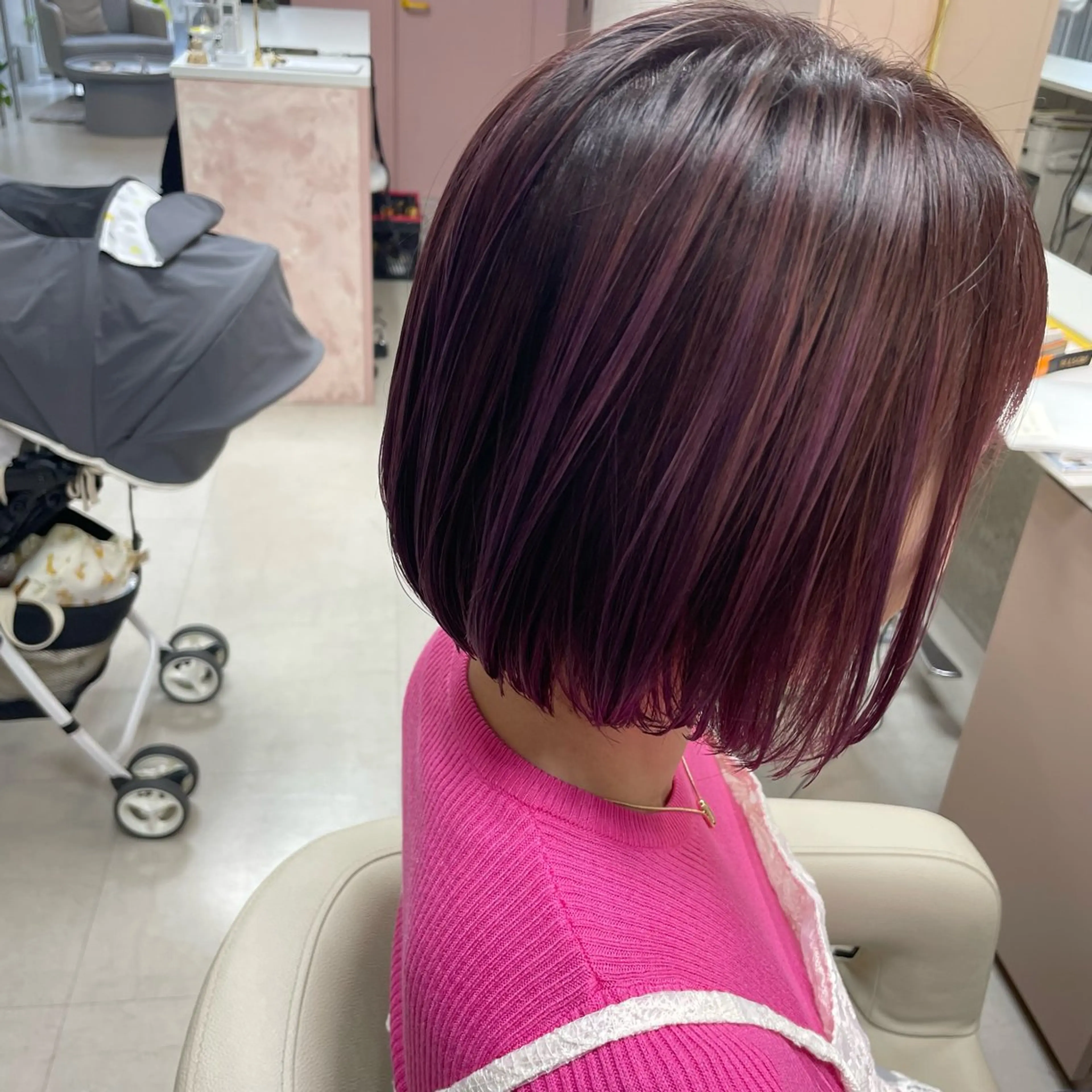 ショート カラー カット ヘアカラー 坂本 沙也加のヘアスタイル