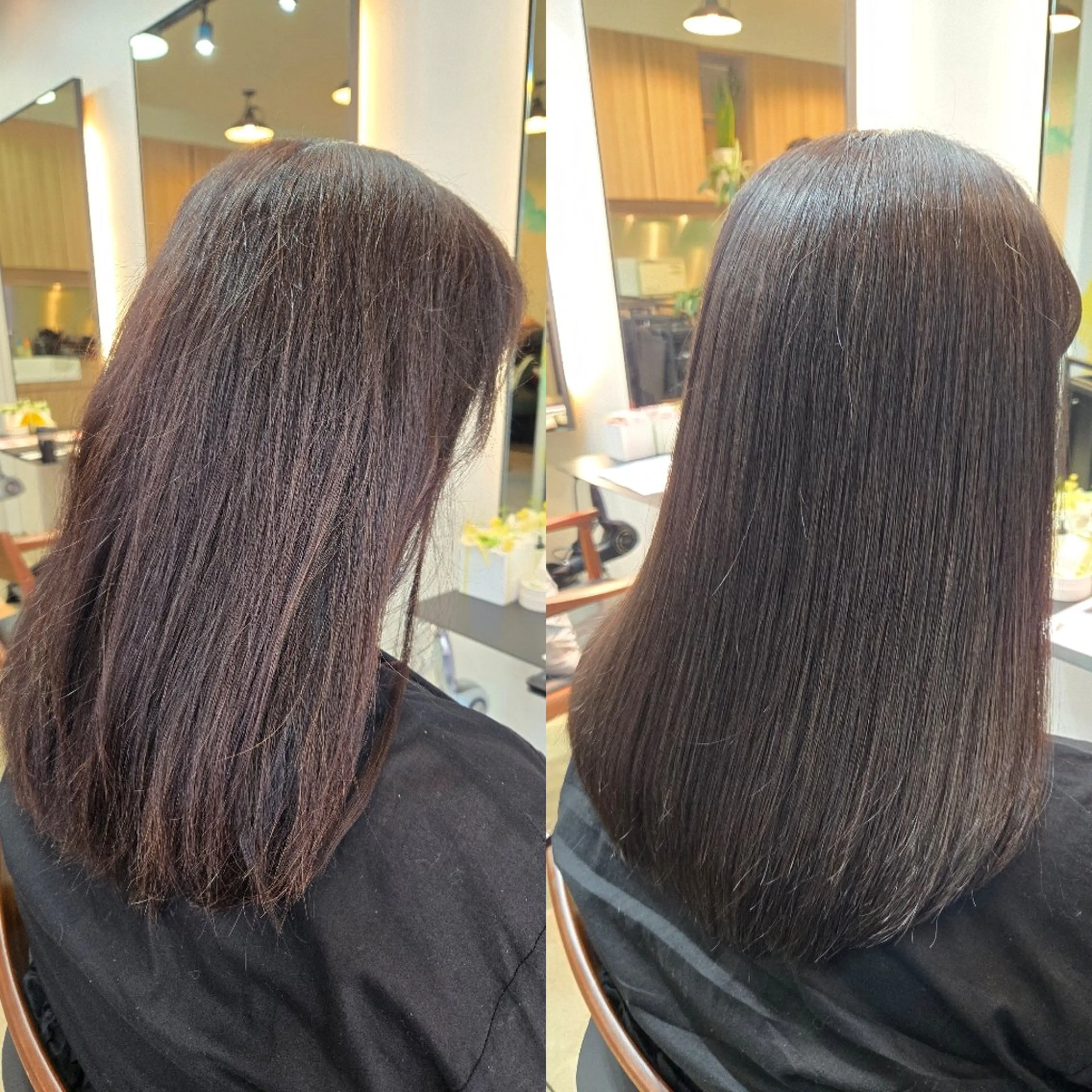 ミディアム カラー 髪質改善 トリートメント カット ヘアカラー トリートメント 野村 果音(カノン)のヘアスタイル