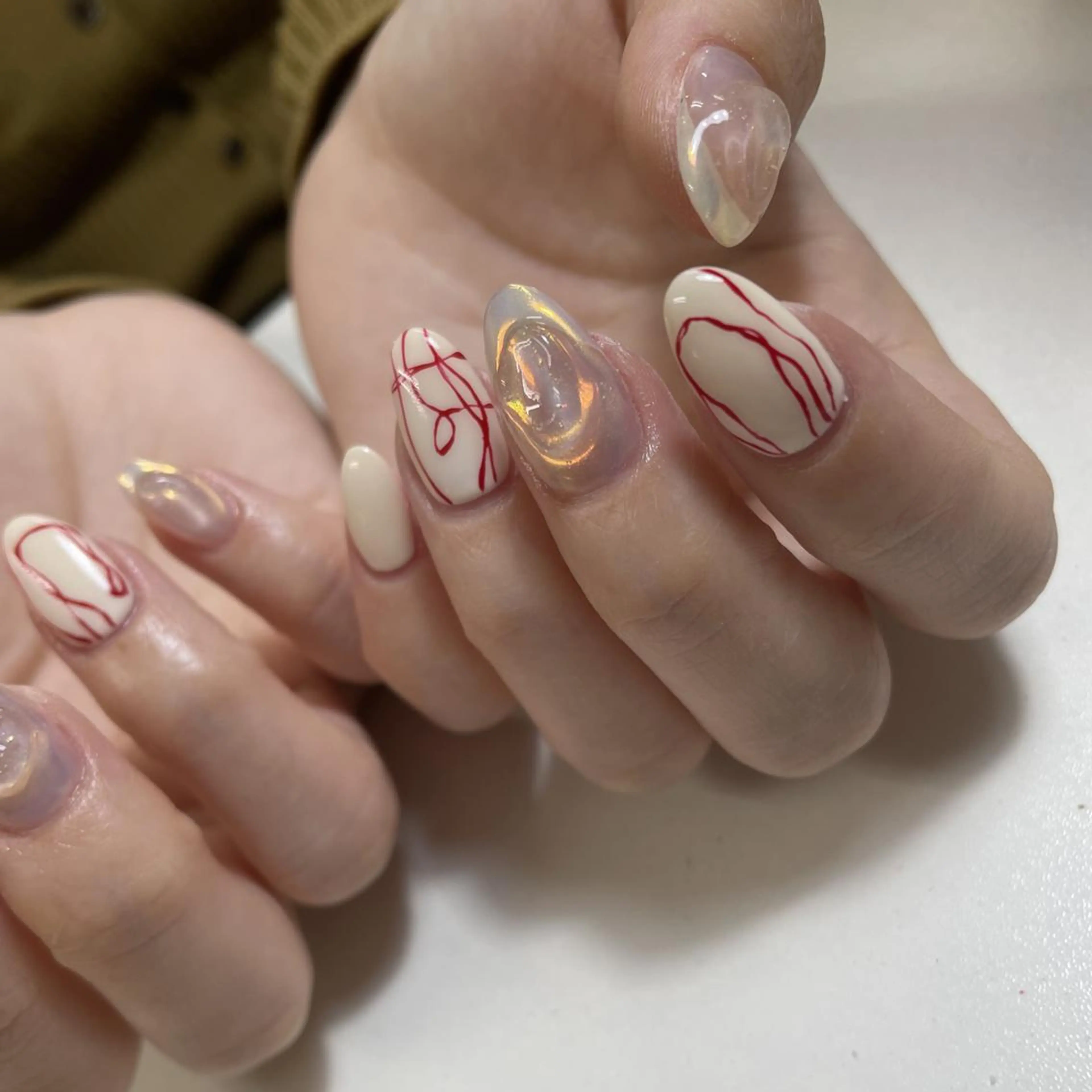 ネイル p.o.n.所属・🫧aku🫧 自由が丘／フィルインのネイルデザイン