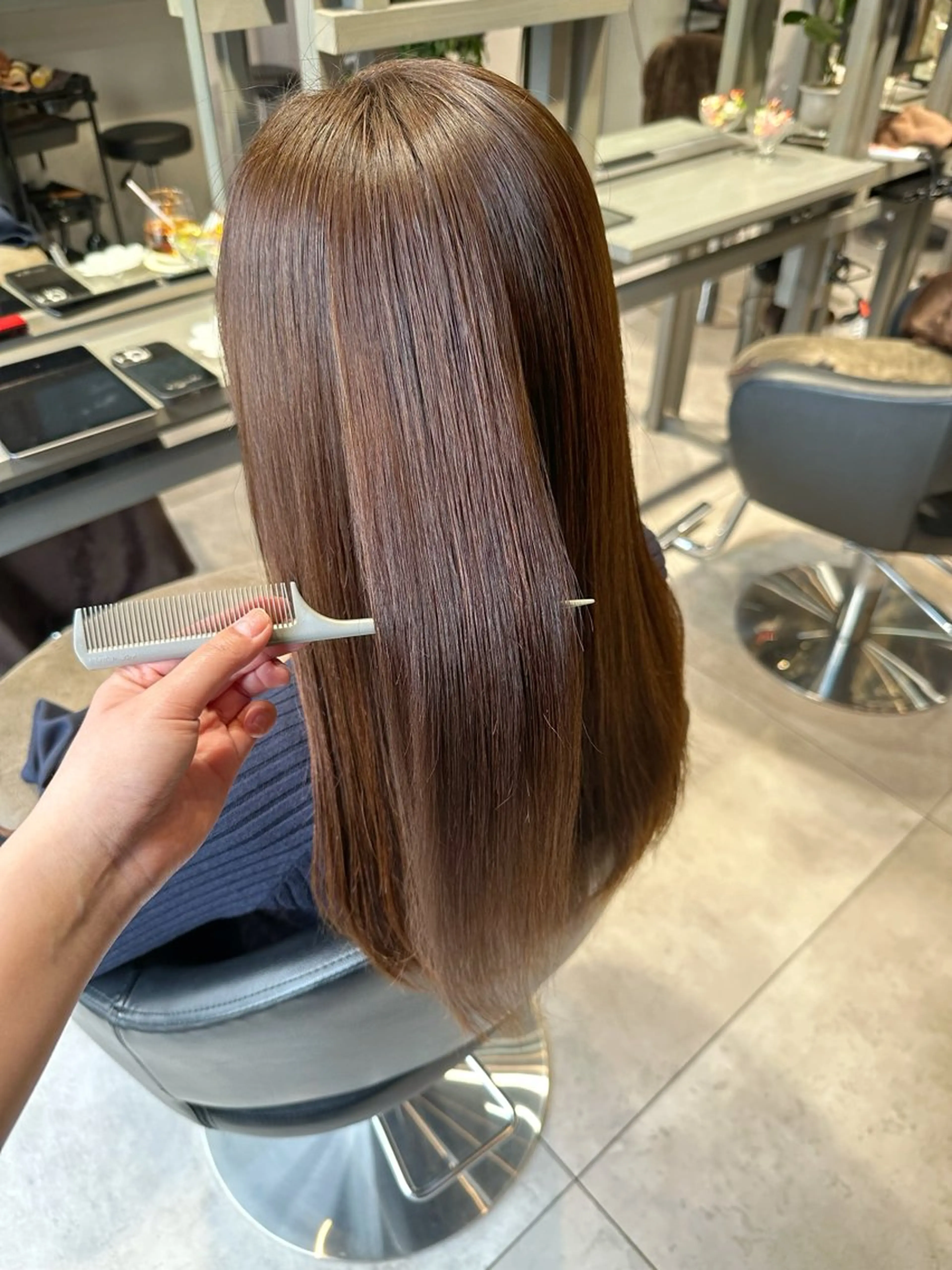 🍊カット+ストレートパーマ+4stepトリートメント🍊の写真