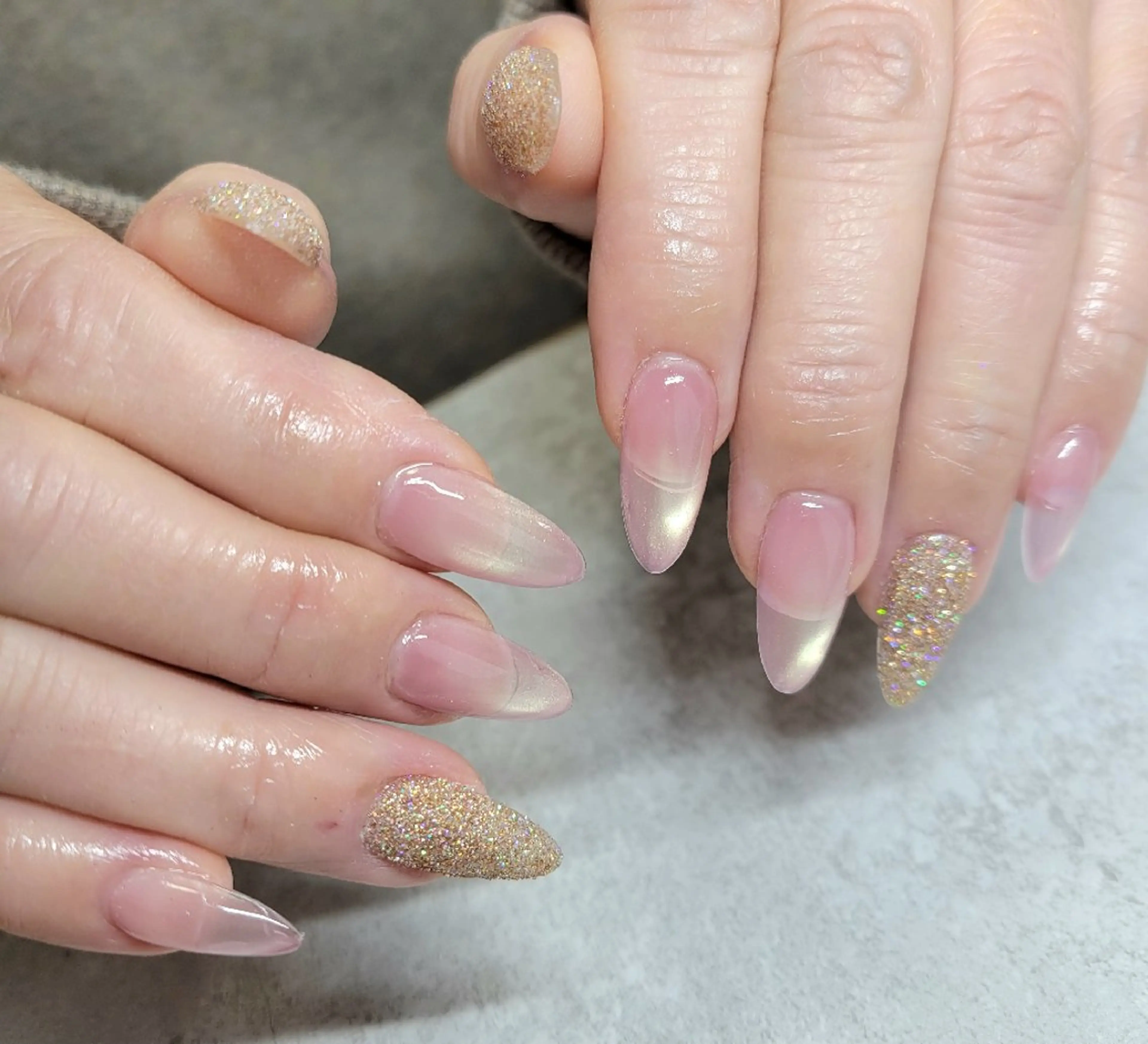 ネイル 長さ出し ネイルチップ nail room  eu.  Hiroeのネイルデザイン