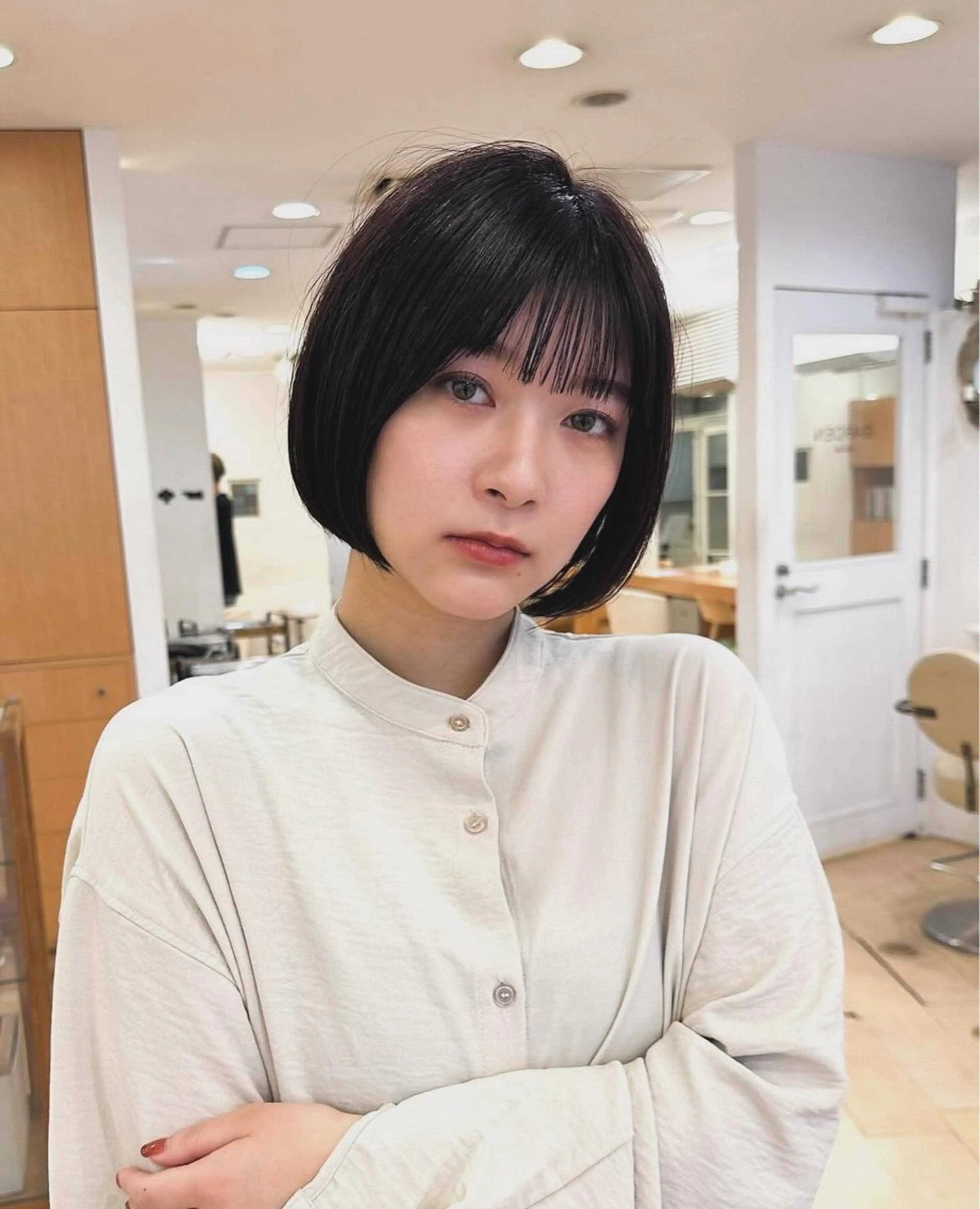 ショート カラー ボブ Gardenhair 小笠原篤矢ショートのヘアスタイル