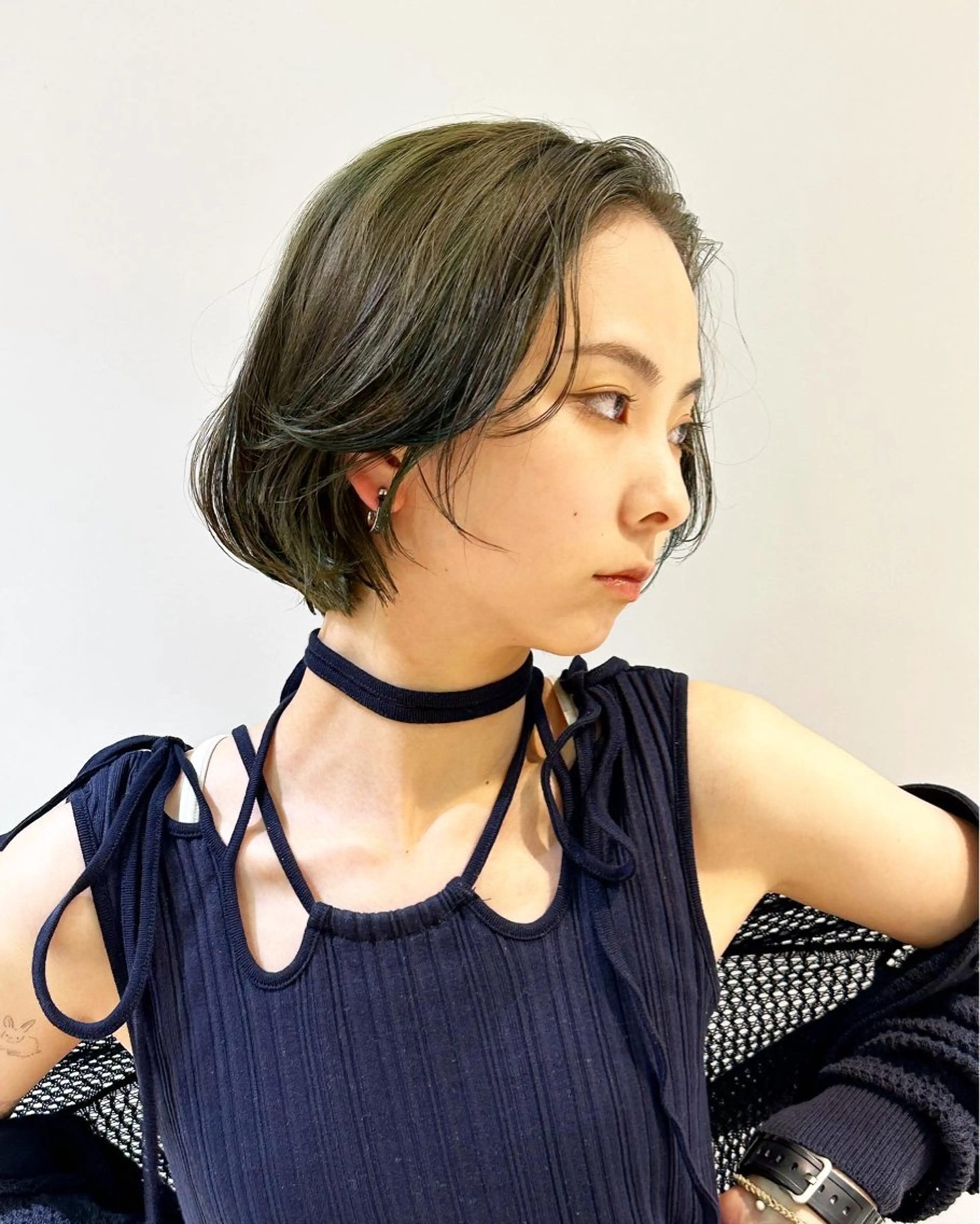 ショート カラー 似合わせカット /パーマ岡本淳平のヘアスタイル