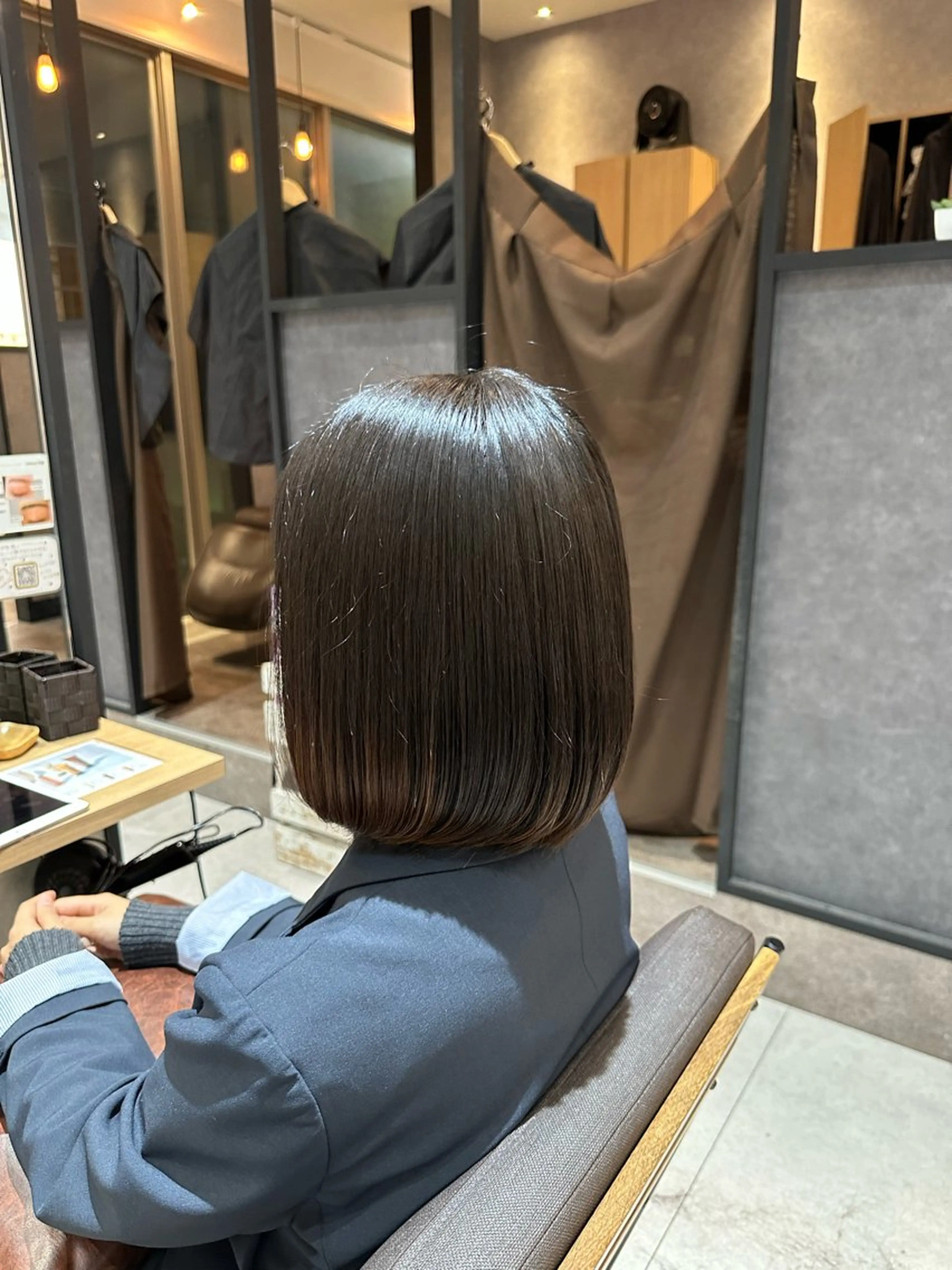 ショート 切りっぱなしボブ ボブ 🍜のばた 🍜のヘアスタイル