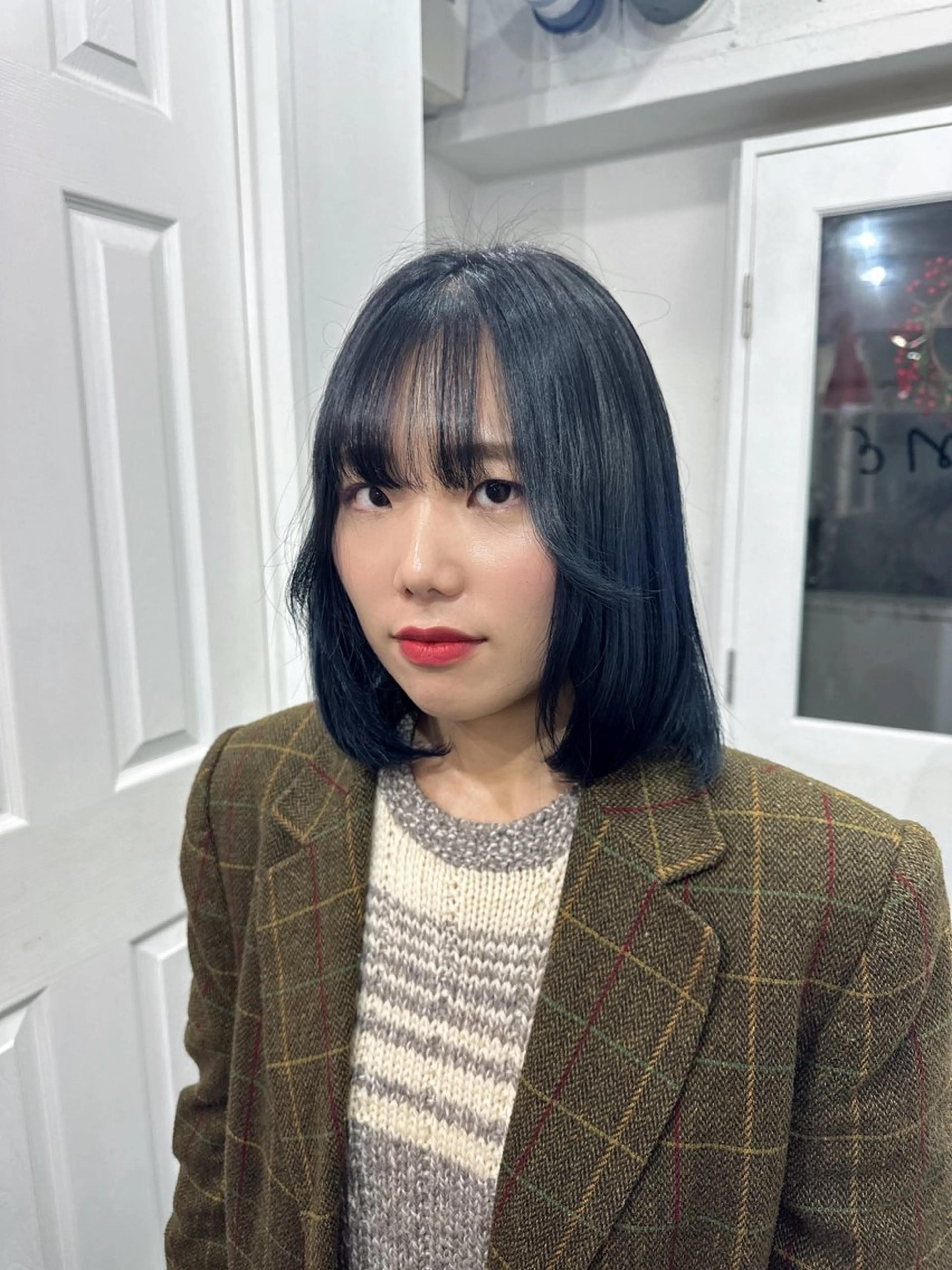 ミディアム ヘアカラー トリートメント ヘアセット ハイトーン/ウルフ /エクステ/ましろのヘアスタイル