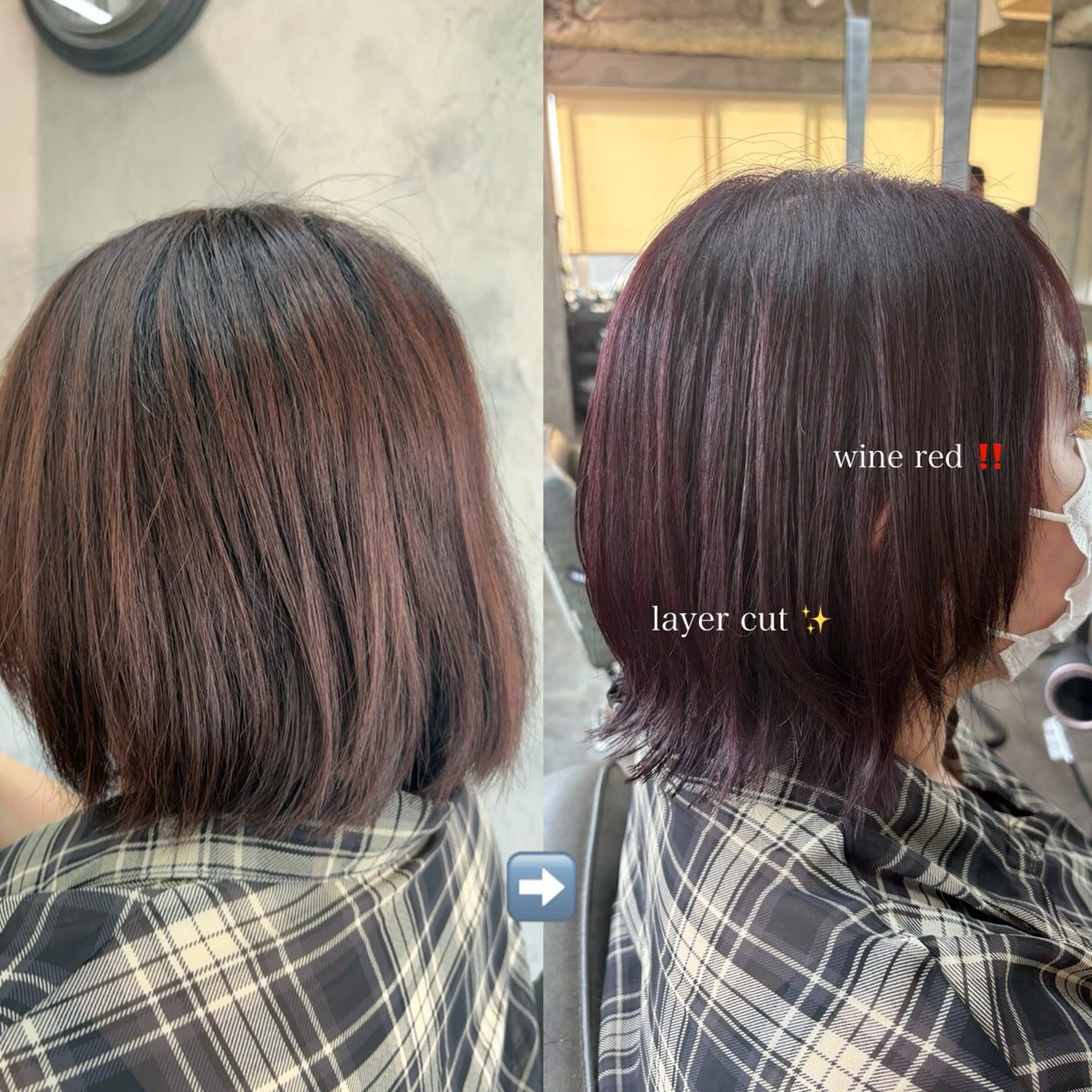 ショート レイヤーカット カット ヘアカラー シモイケ ルアのヘアスタイル