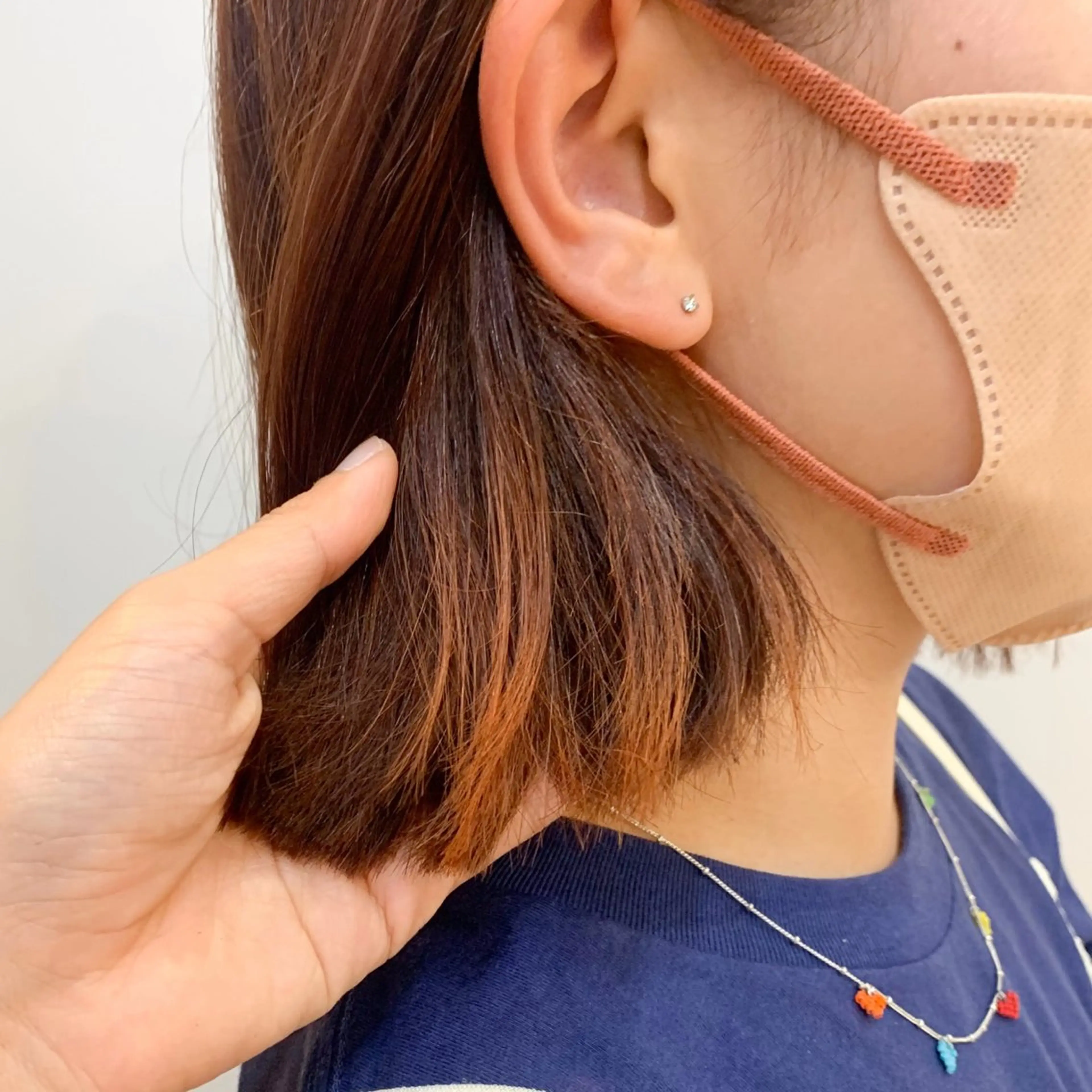 ショート カラー ヘアカラー 透明感カラー/レイ ヤー/Nana🌈のヘアスタイル