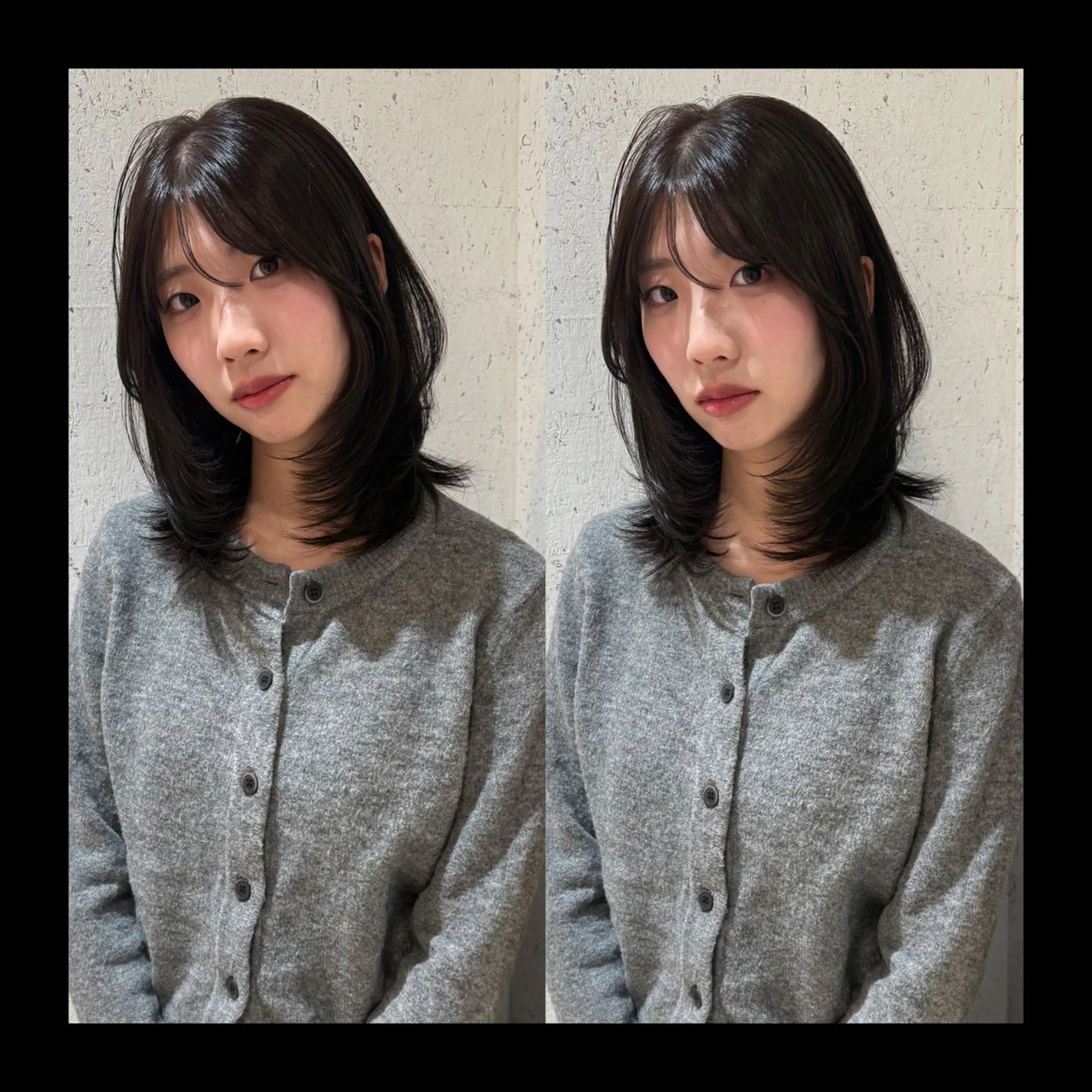 ミディアム カラー 透明感カラー カット ヘアカラー トリートメント mai / linoah˚✧のヘアスタイル