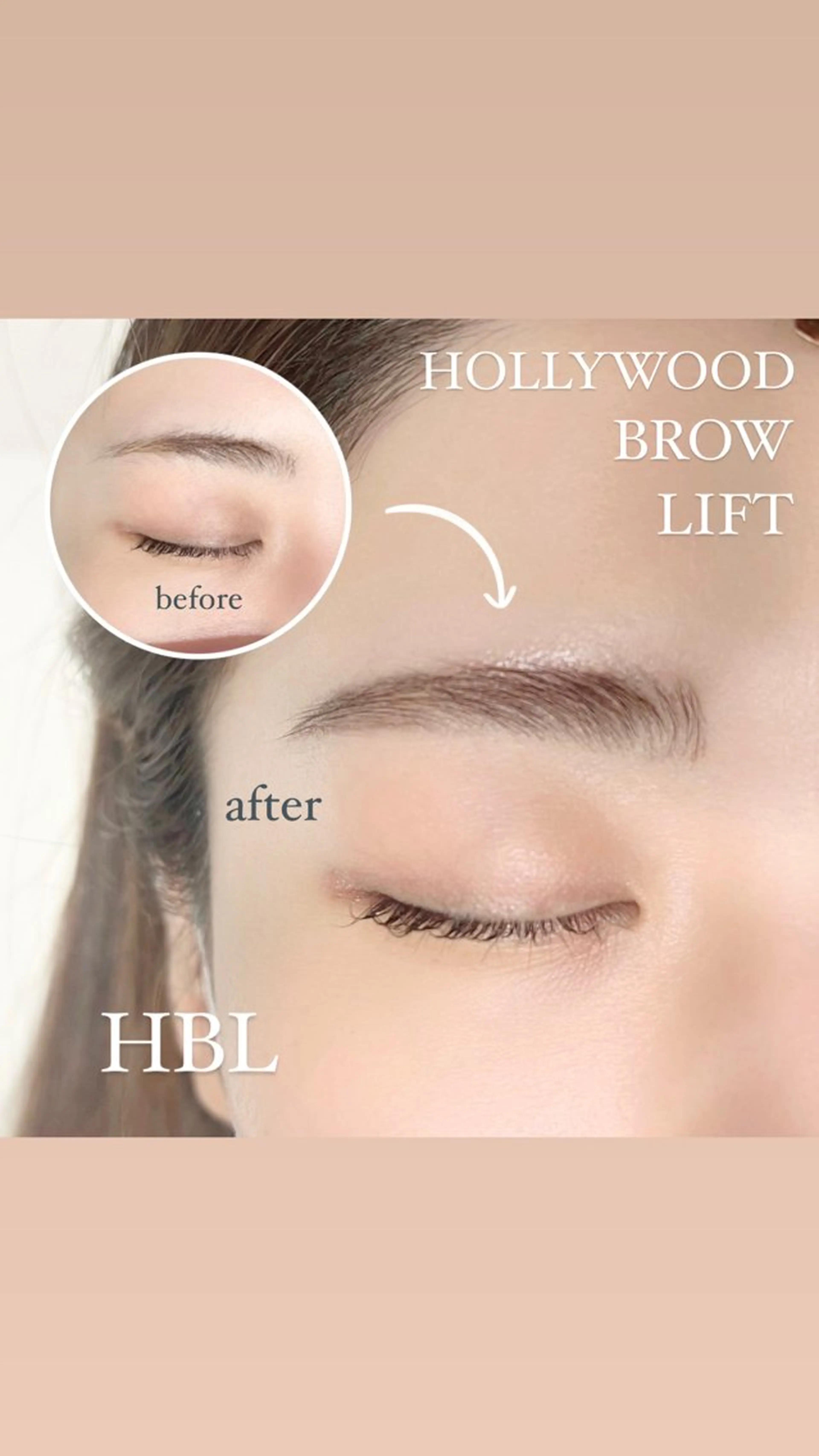 HBLハリウッドブロウリフト+WAX ✨毛流れ矯正×垢抜け眉デザインの写真