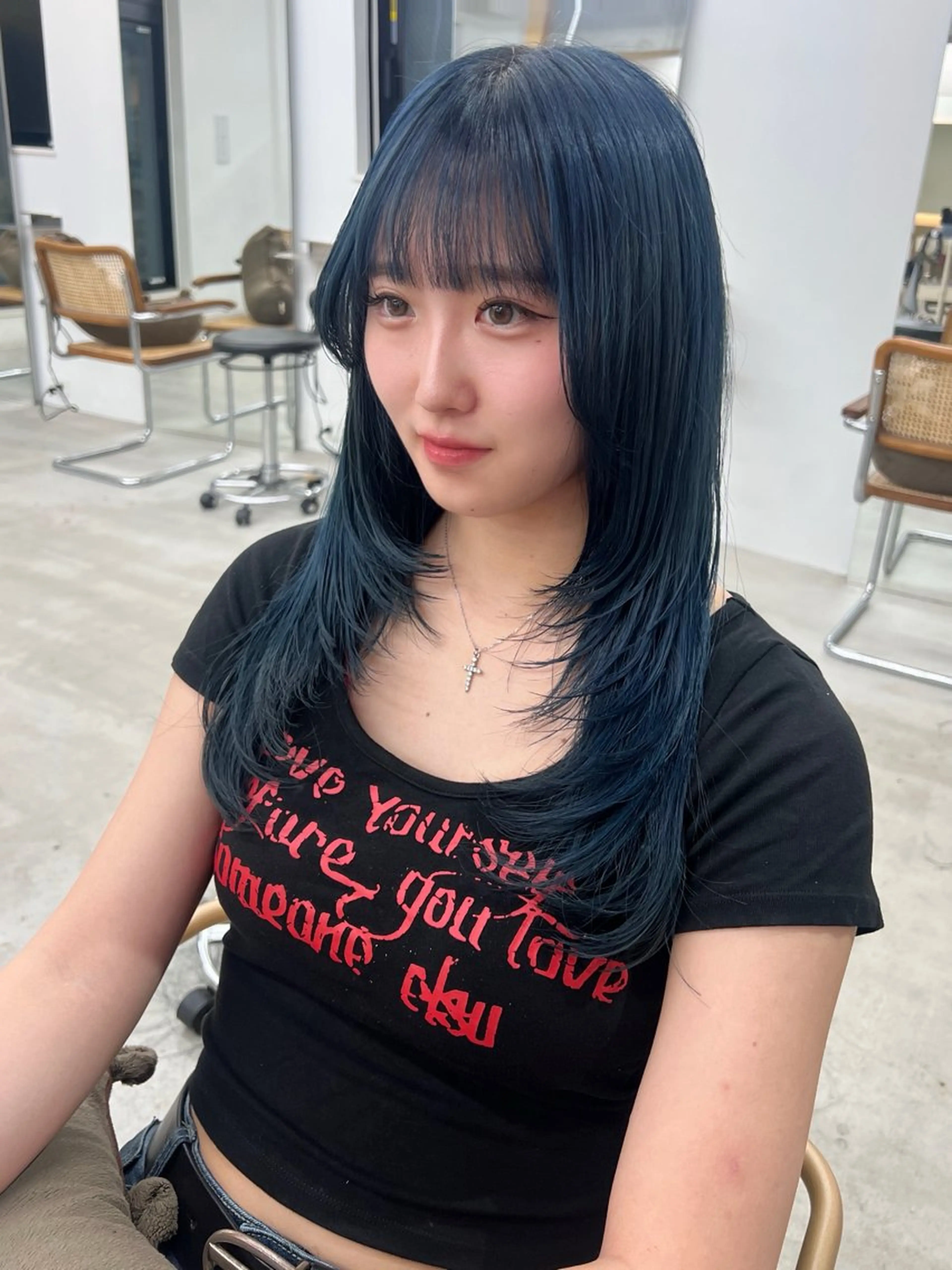 ロング カット トリートメント 表参道/kozue/ 艶髪/髪質改善のヘアスタイル