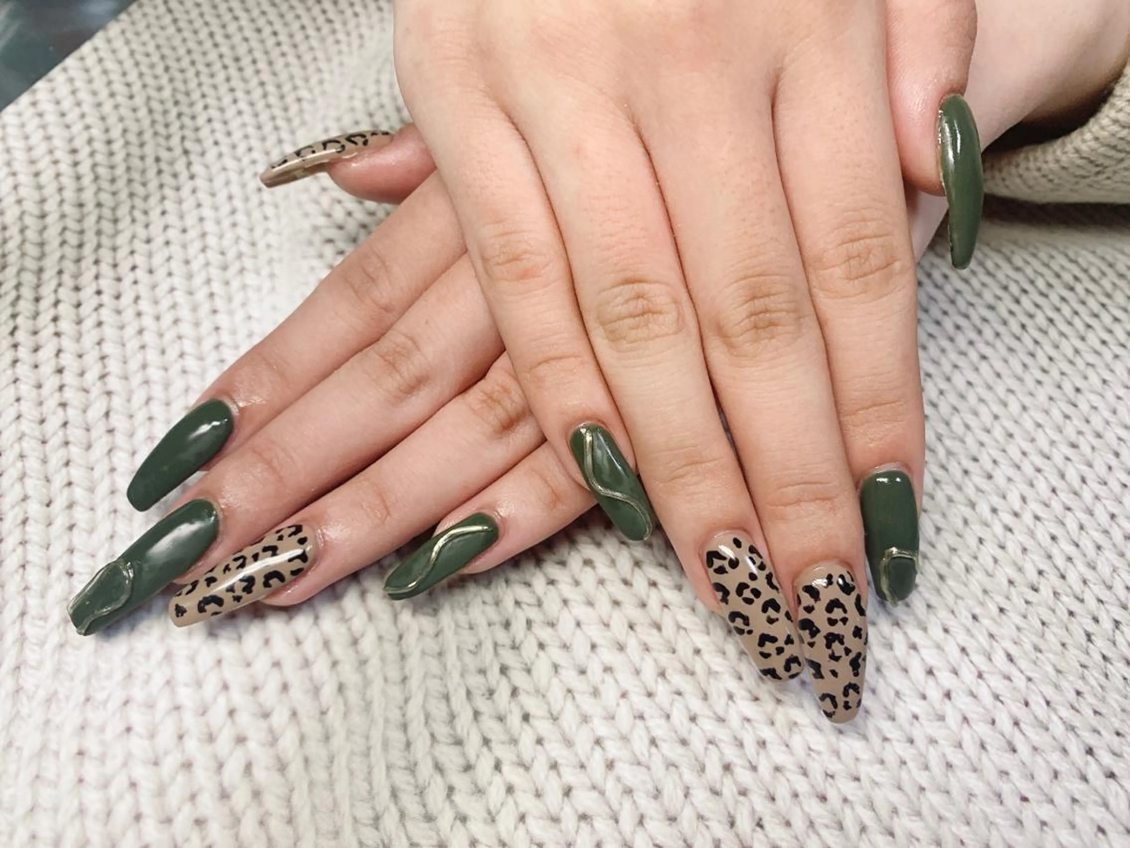 ネイル アニマル柄 マットネイル 痩身/脱毛/ネイル HARUKAのエステ・リラクイメージ