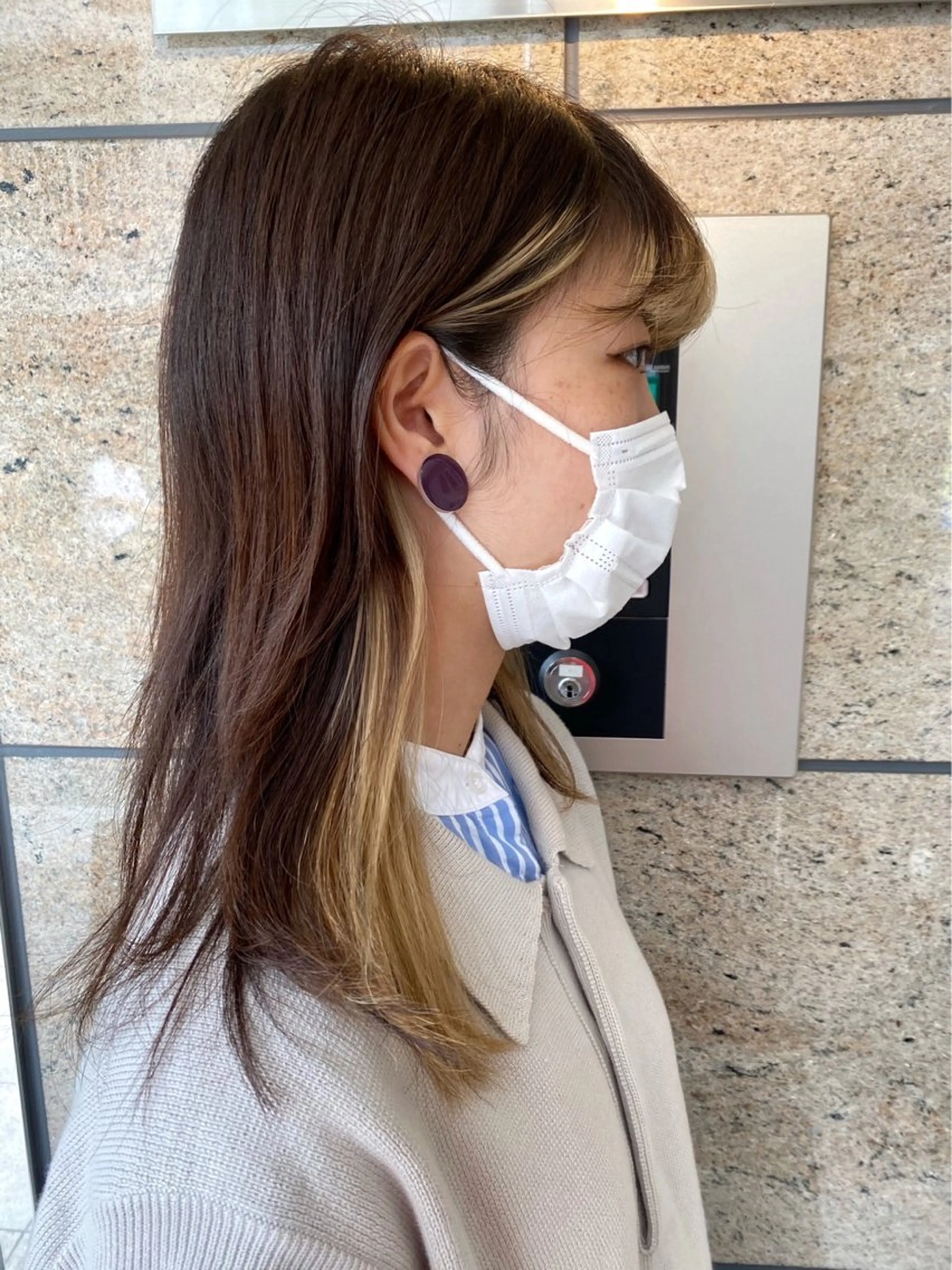 カラー ボブ/透明感カラー/ あかねのヘアスタイル