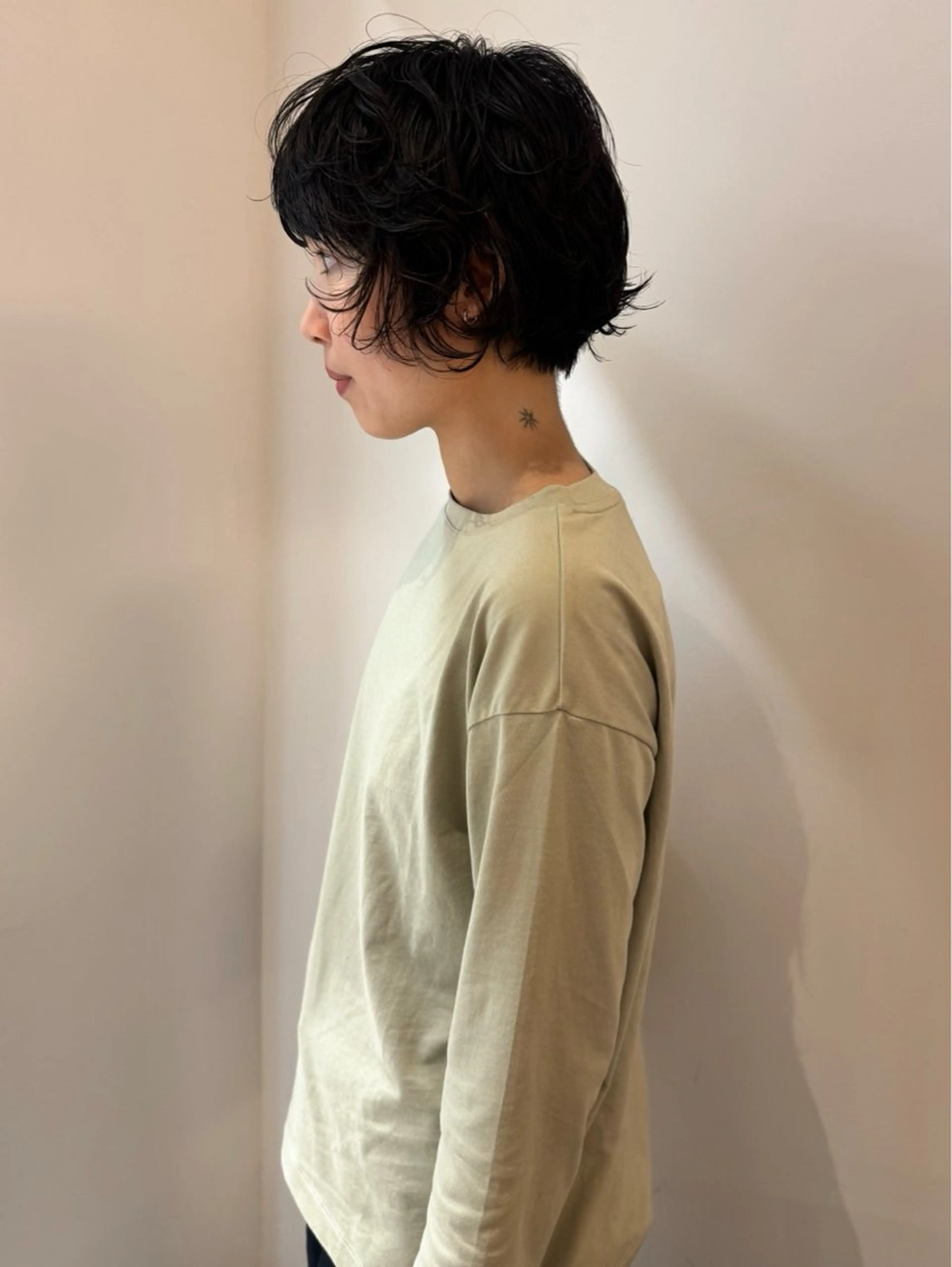 ショート パーマ カット パーマ misa___boo MISAのヘアスタイル