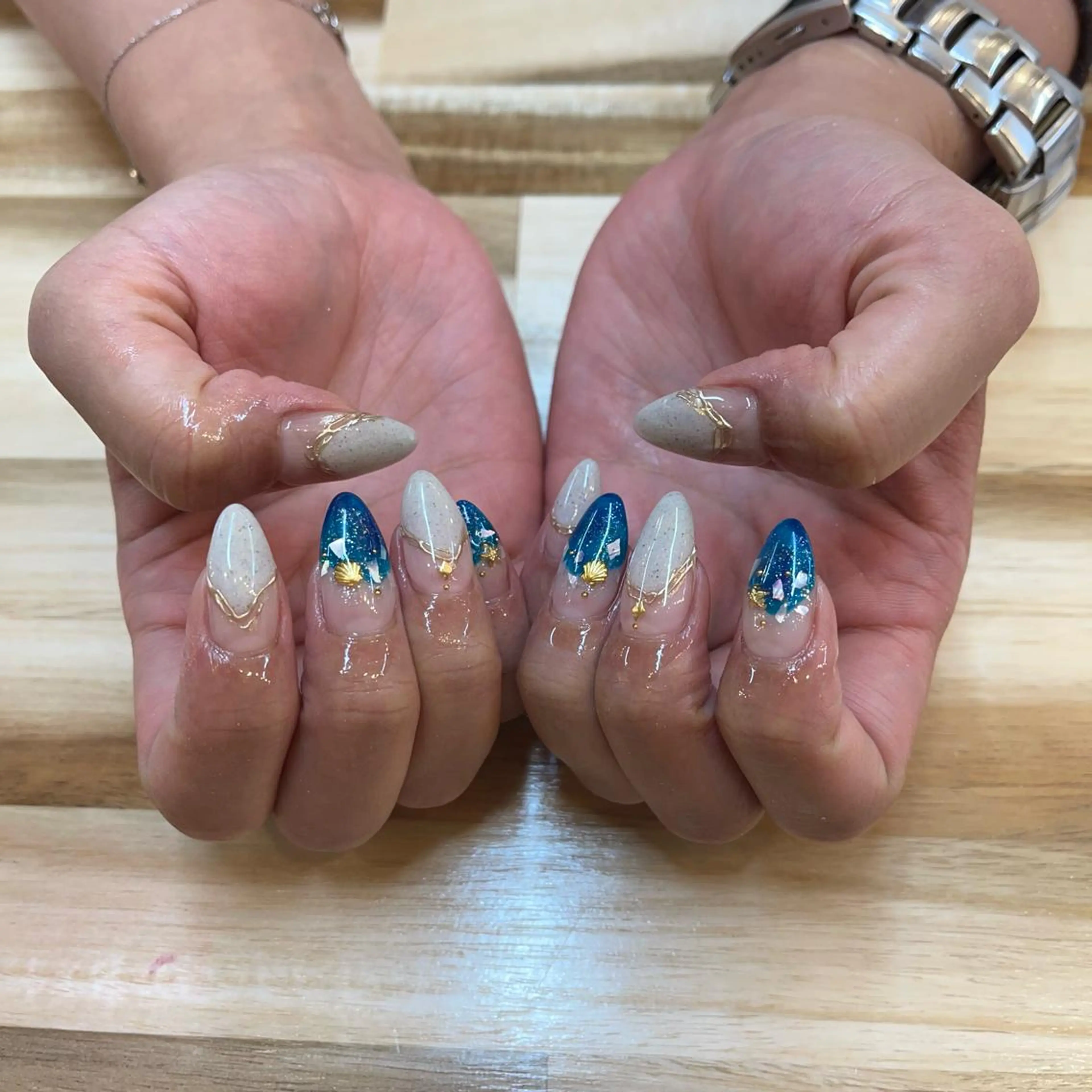 ネイル ハンドネイル NAIL Alaia 𓇼のネイルデザイン