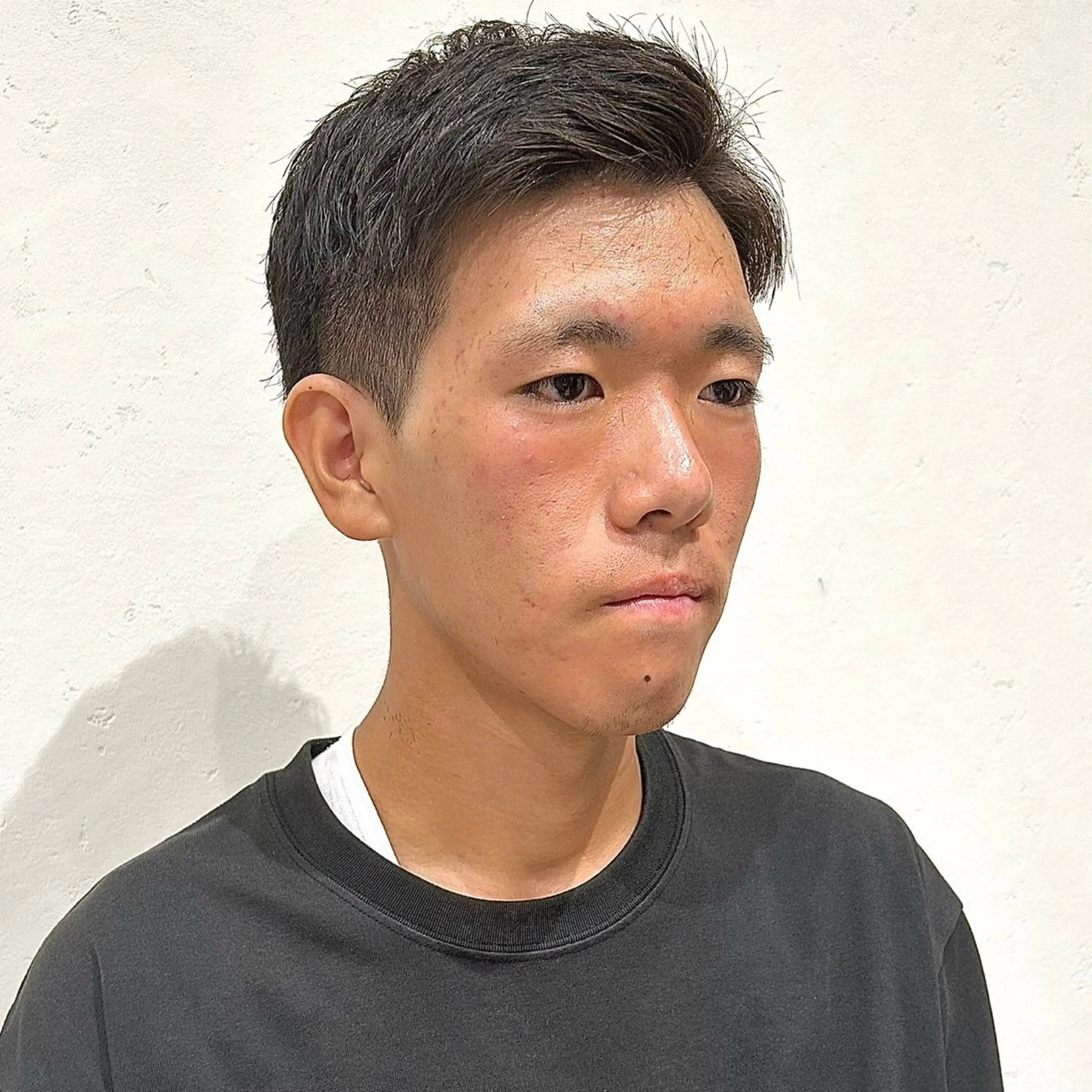 メンズ センターパート マッシュ メンズパーマ スパイキーショート ツーブロック カット 🍒中川葵久美🍒 レイヤー/メンズのヘアスタイル