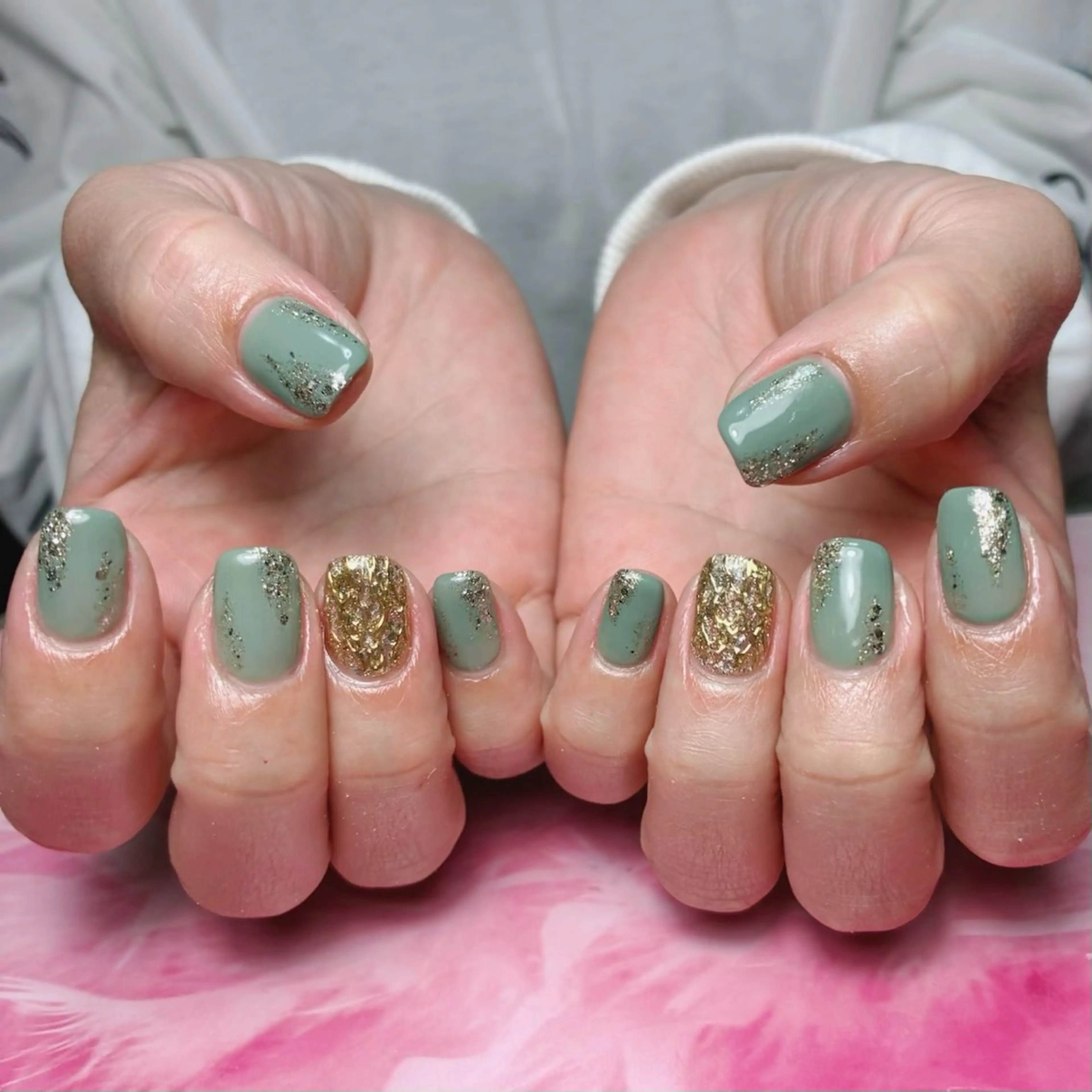 ショート ハンドネイル hs nail salonのネイルデザイン