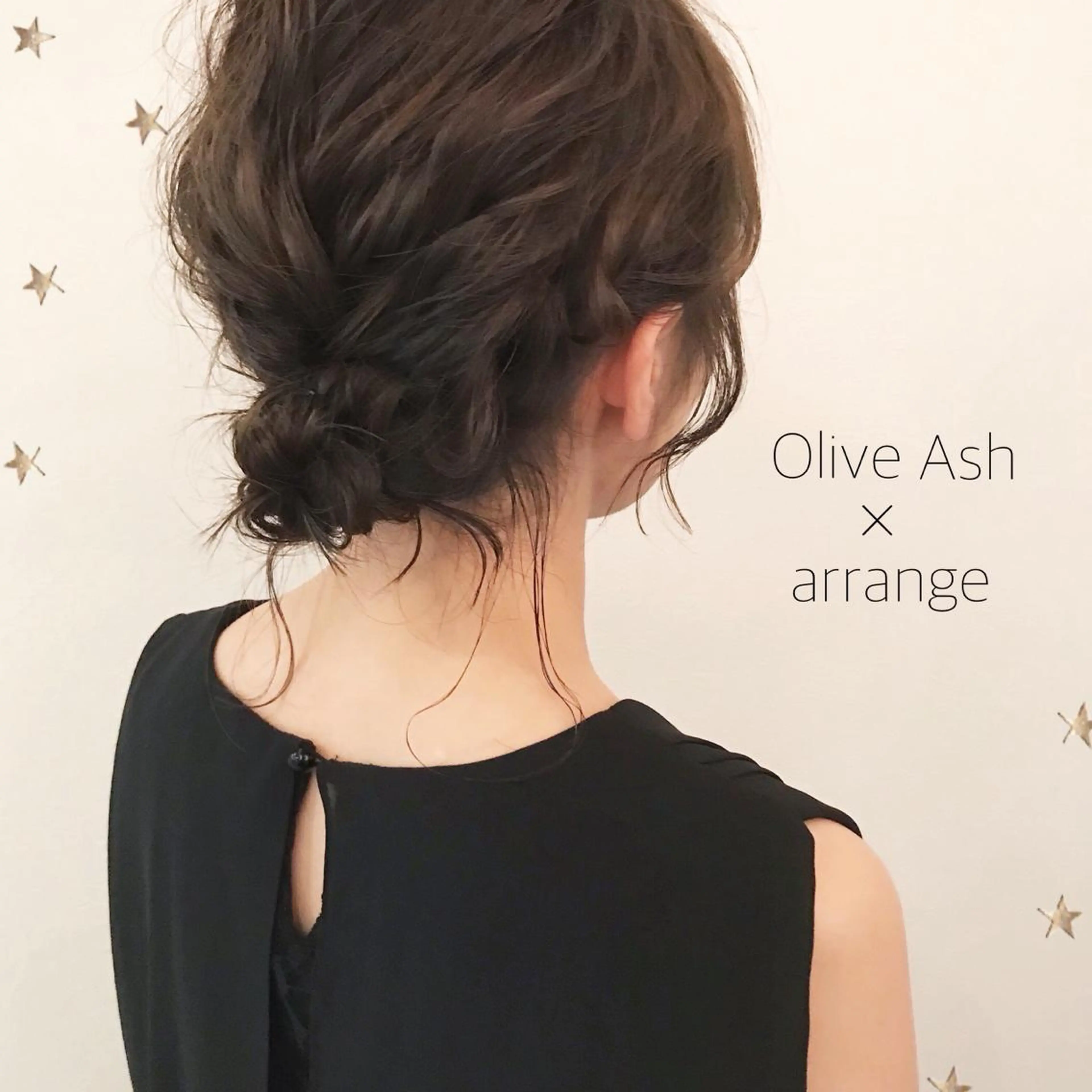 ミディアム ヘアアレンジ 市川 千夏のヘアスタイル