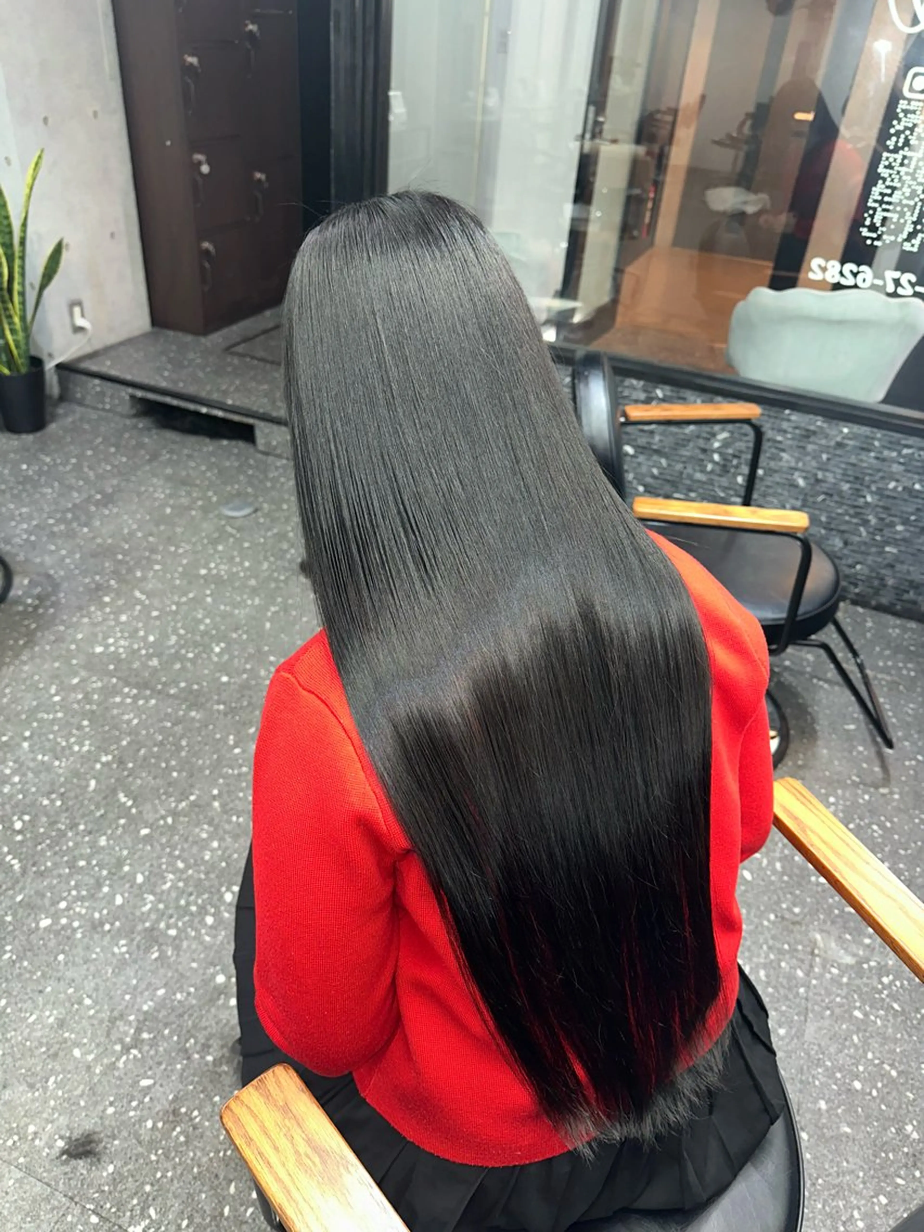 ロング カラー パーマ カット ヘアカラー 縮毛矯正 トリートメント 髪質改善⭐️縮毛矯正 中野⭐️Rinaのヘアスタイル