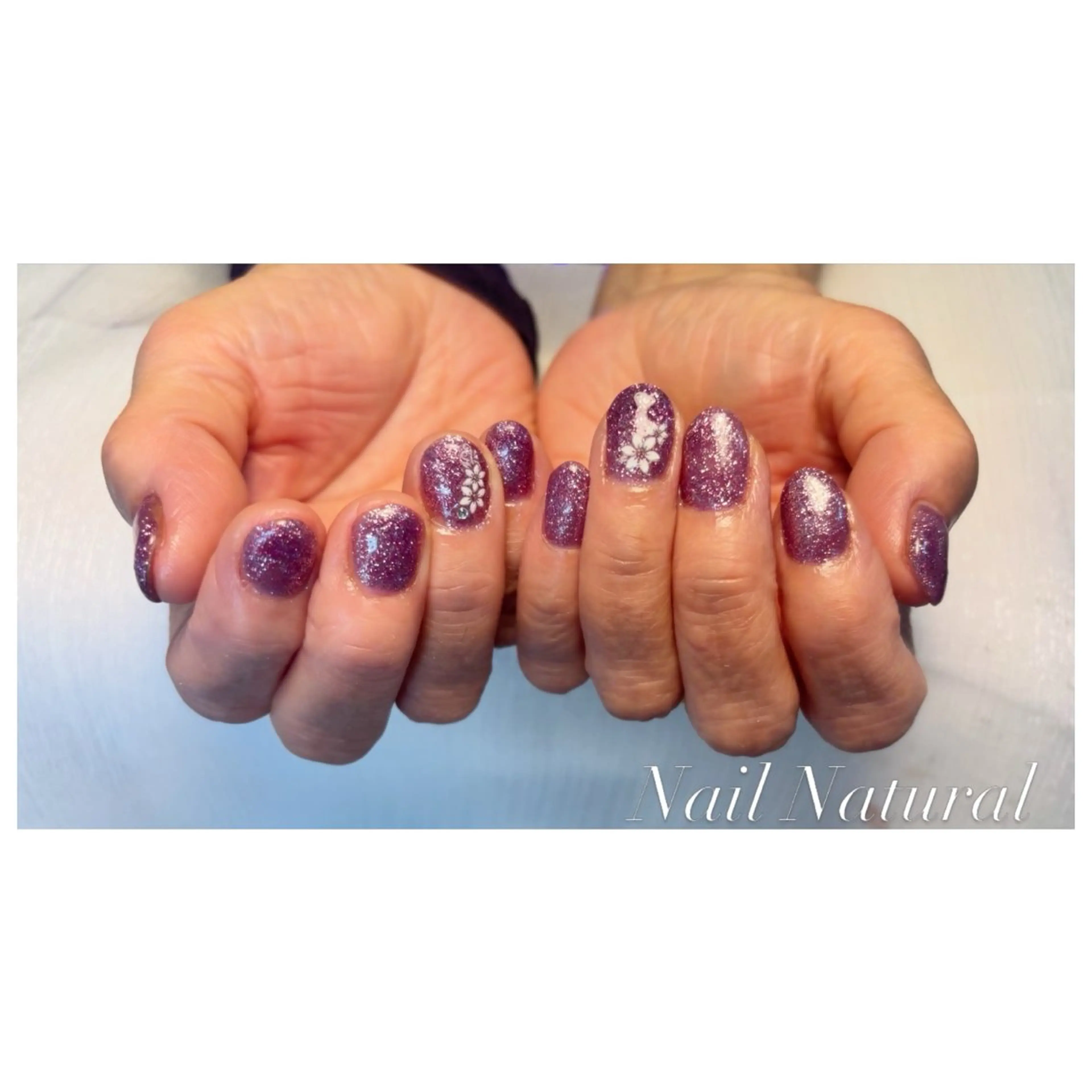 ネイル フレンチネイル 持ち込み 春ネイル ハンドネイル Nail salon Natulalのネイルデザイン