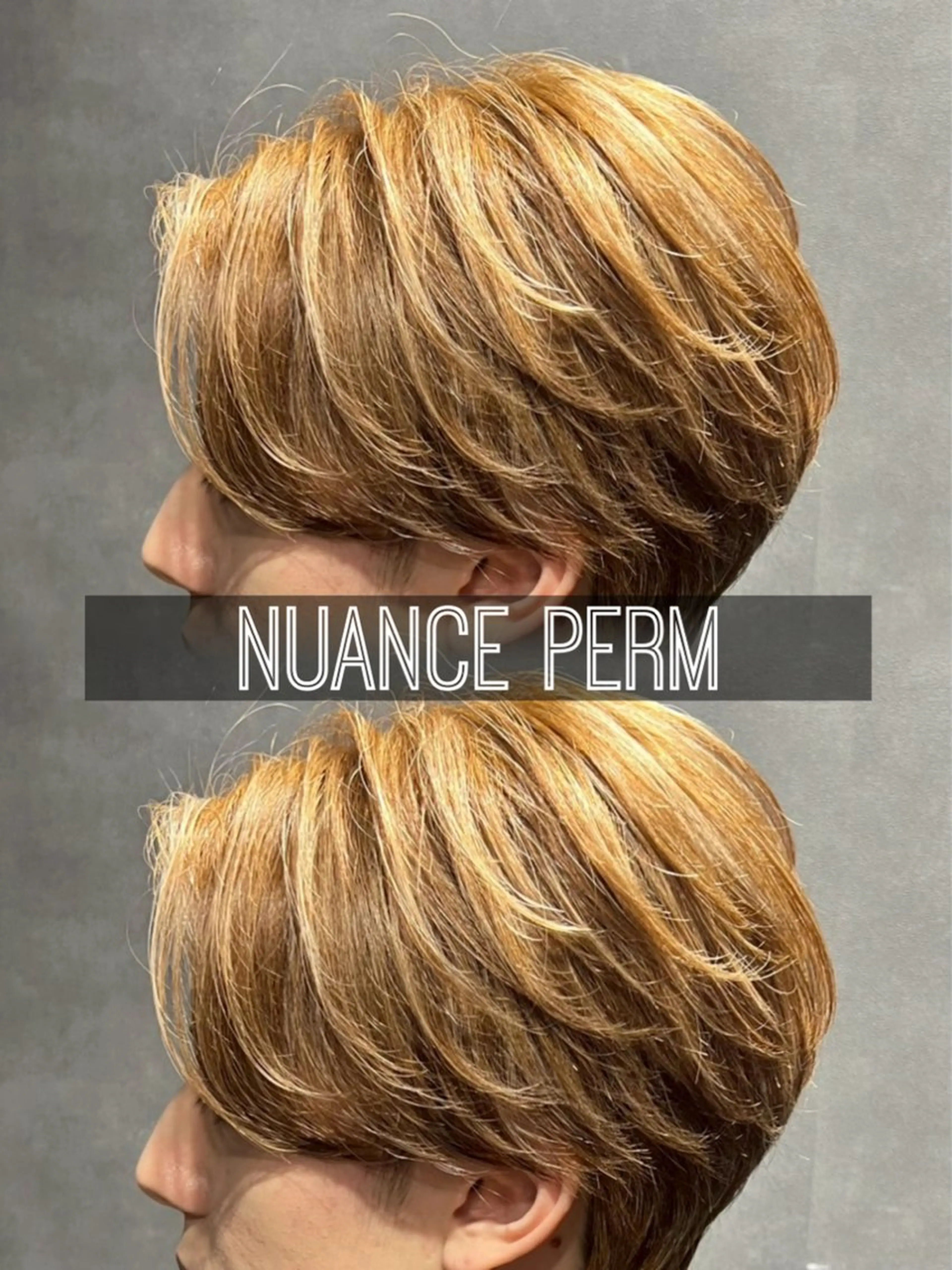 パーマ メンズ センターパート フェザーパーマ メンズハイライト メンズメッシュ マッシュ センターパート/フェ ザー🔥SHUYAのヘアスタイル