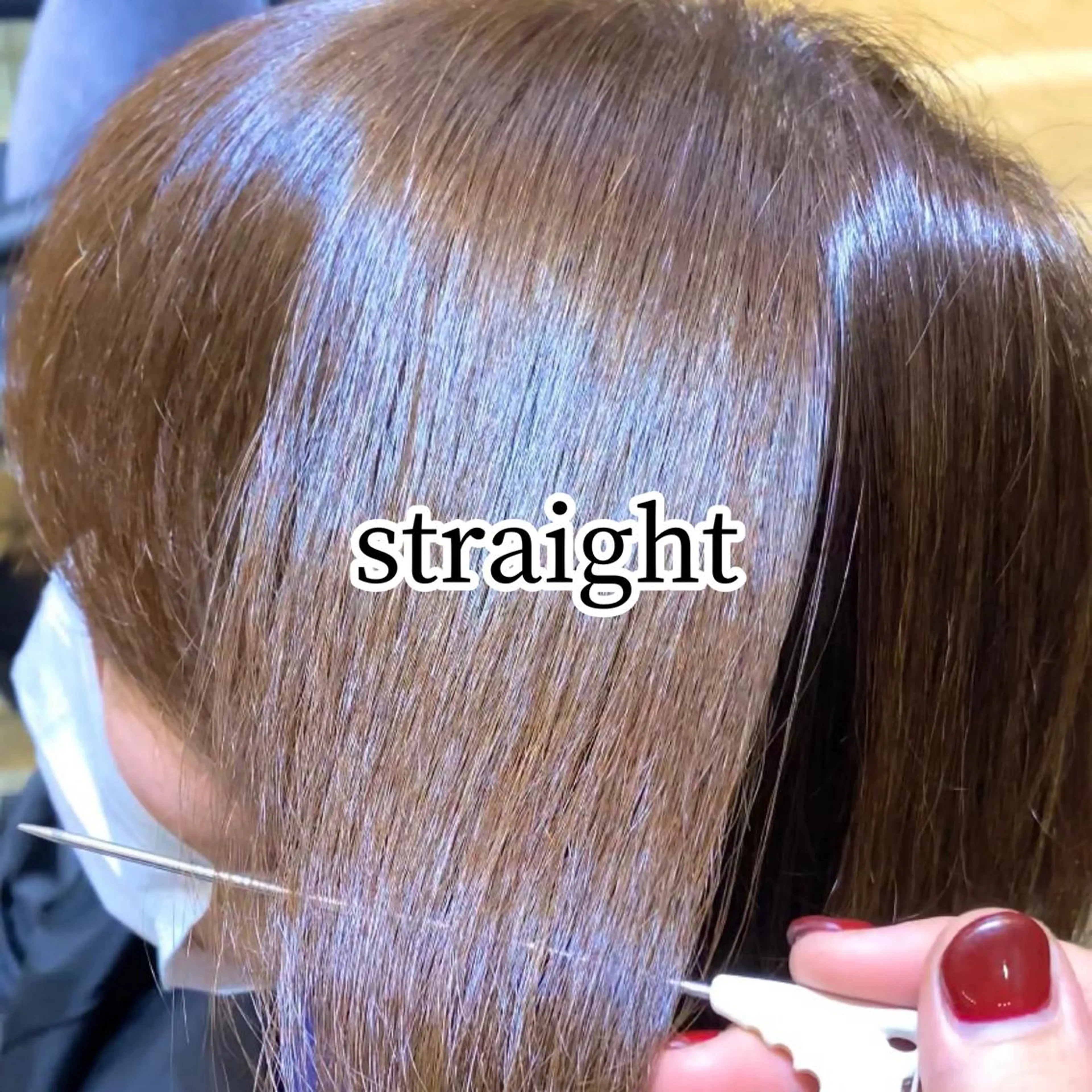 ショート 似合わせレイヤー・ボ ブ タナカ レイヤのヘアスタイル