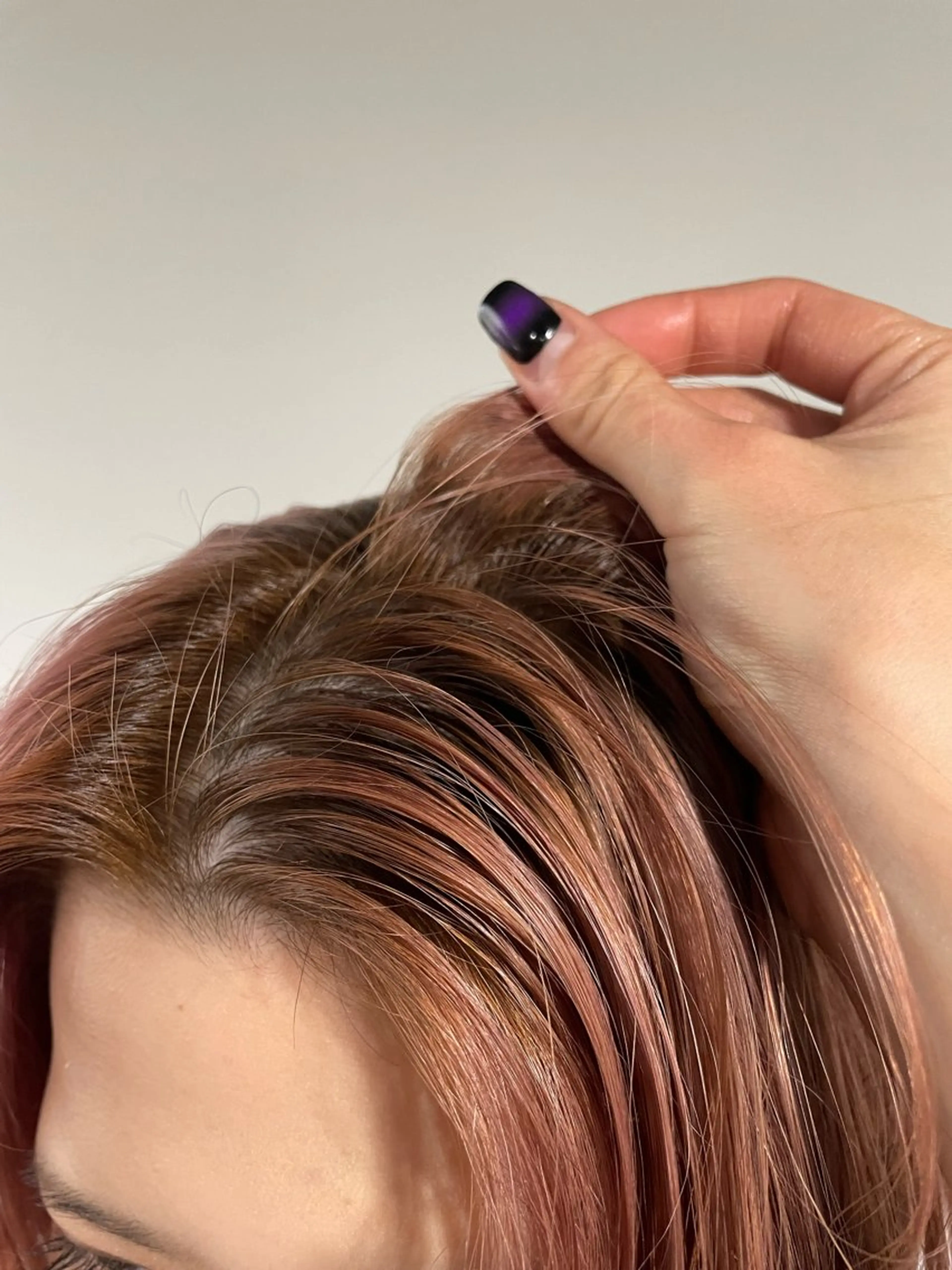 ミディアム カラー ヘアカラー トリートメント カットモデル/ ハイトーン/ゆうあのヘアスタイル