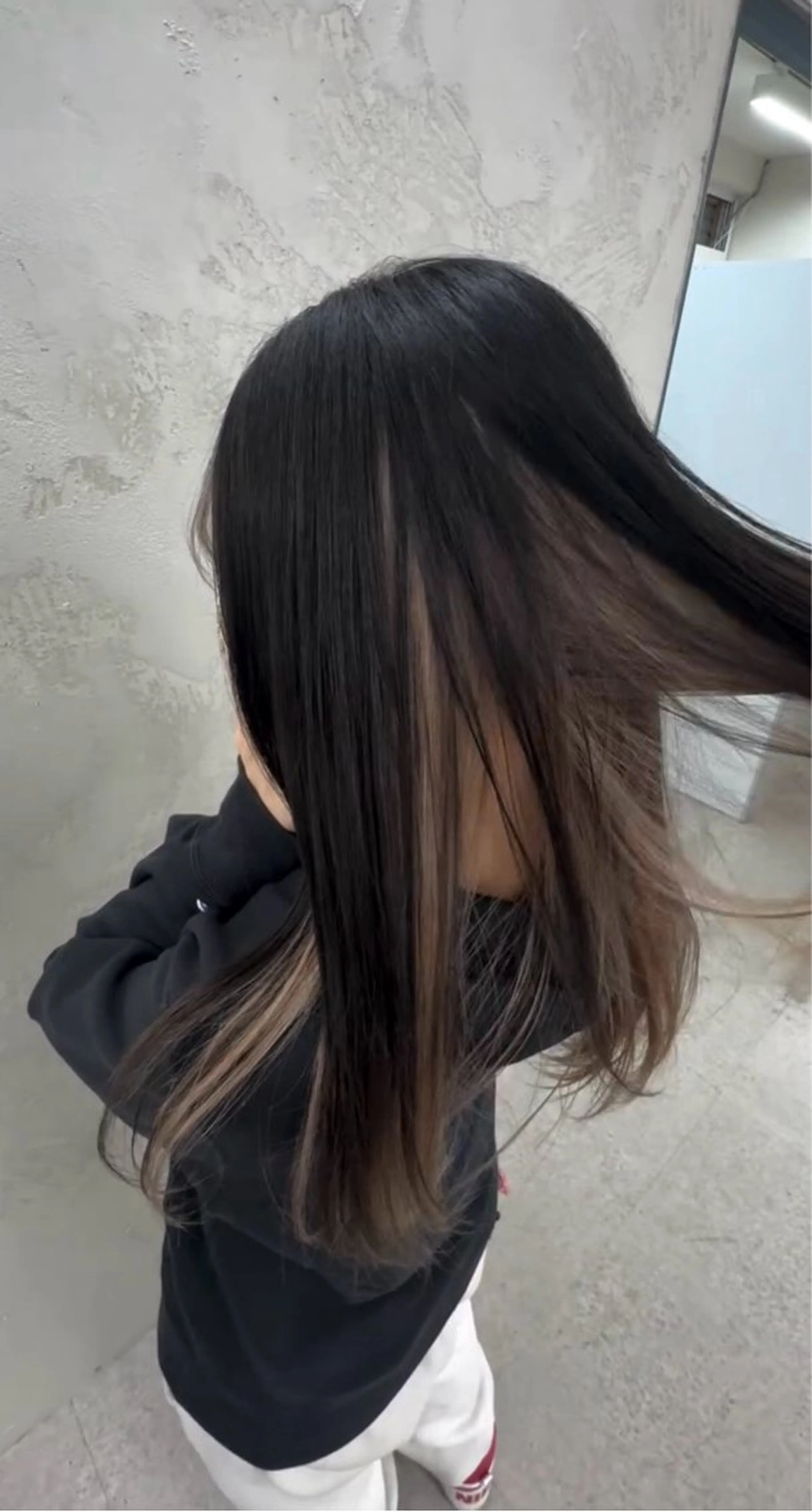 ロング カラー インナーカラー カット ヘアカラー (柏)美髪矯正 髪質改善特化だいちのヘアスタイル