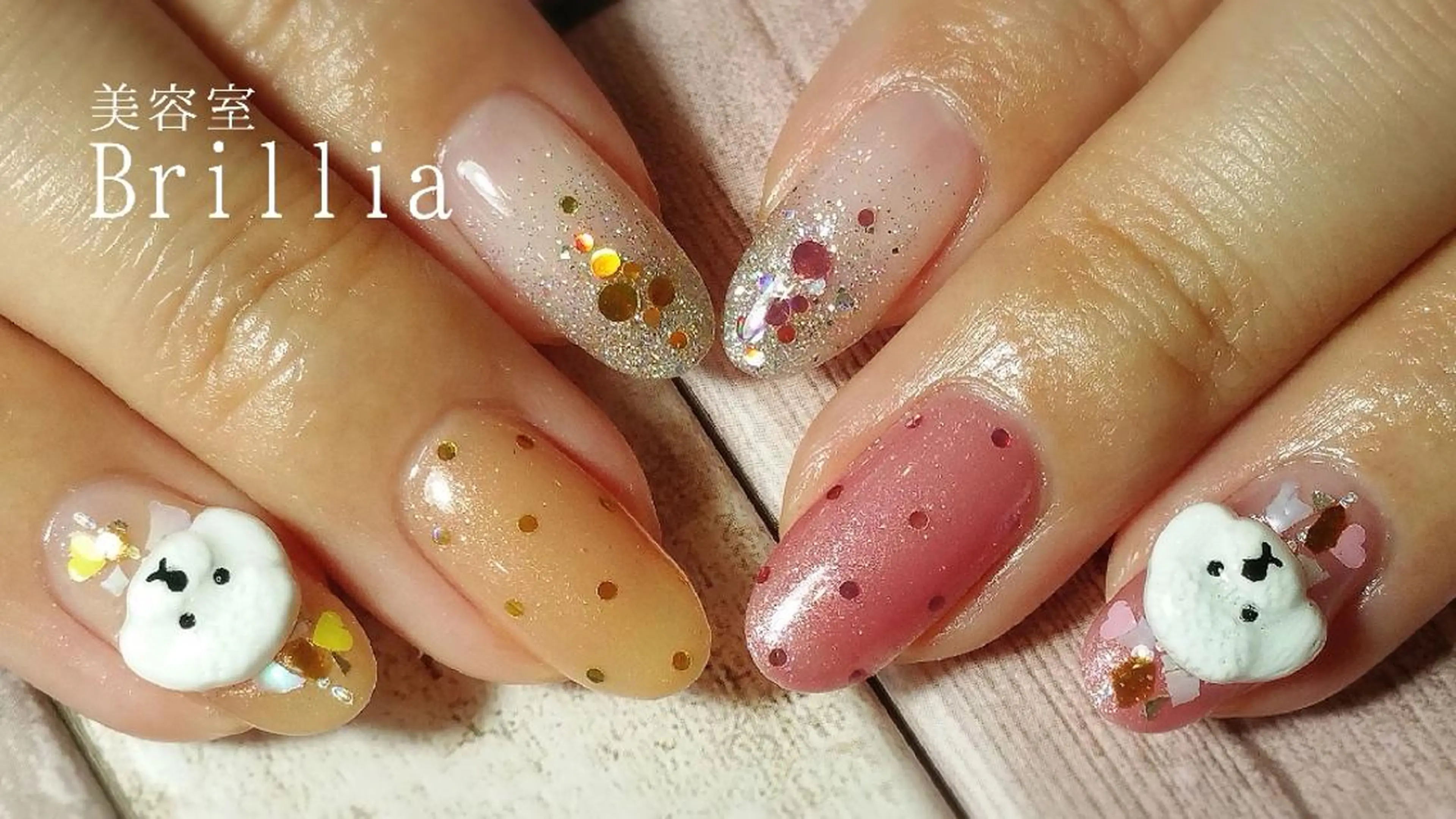 ネイル 持ち込み ハンドネイル 柴田 彩のネイルデザイン