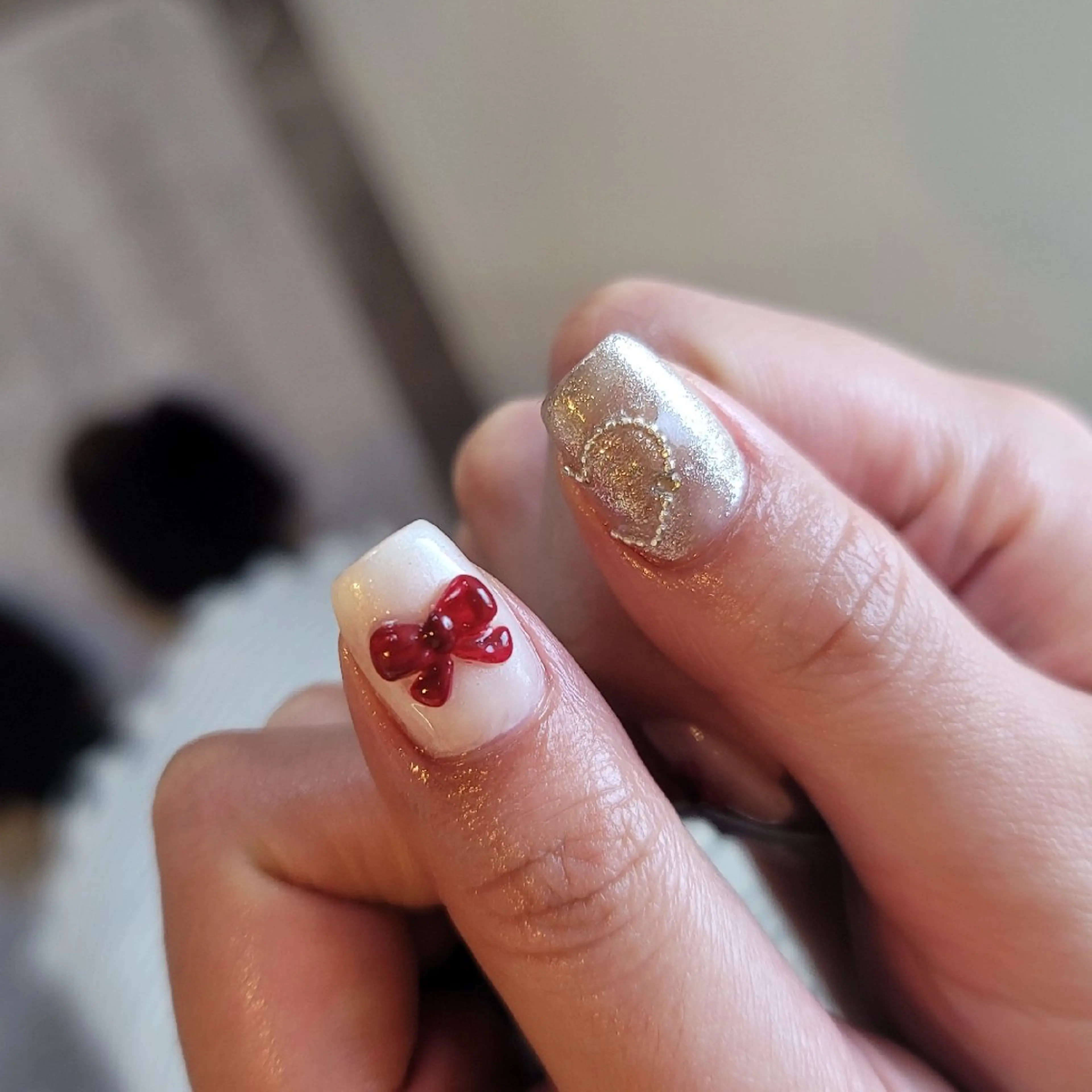 ネイル ハンドネイル 🌲🌳🚪iiit o🌲🌳🌲のネイルデザイン