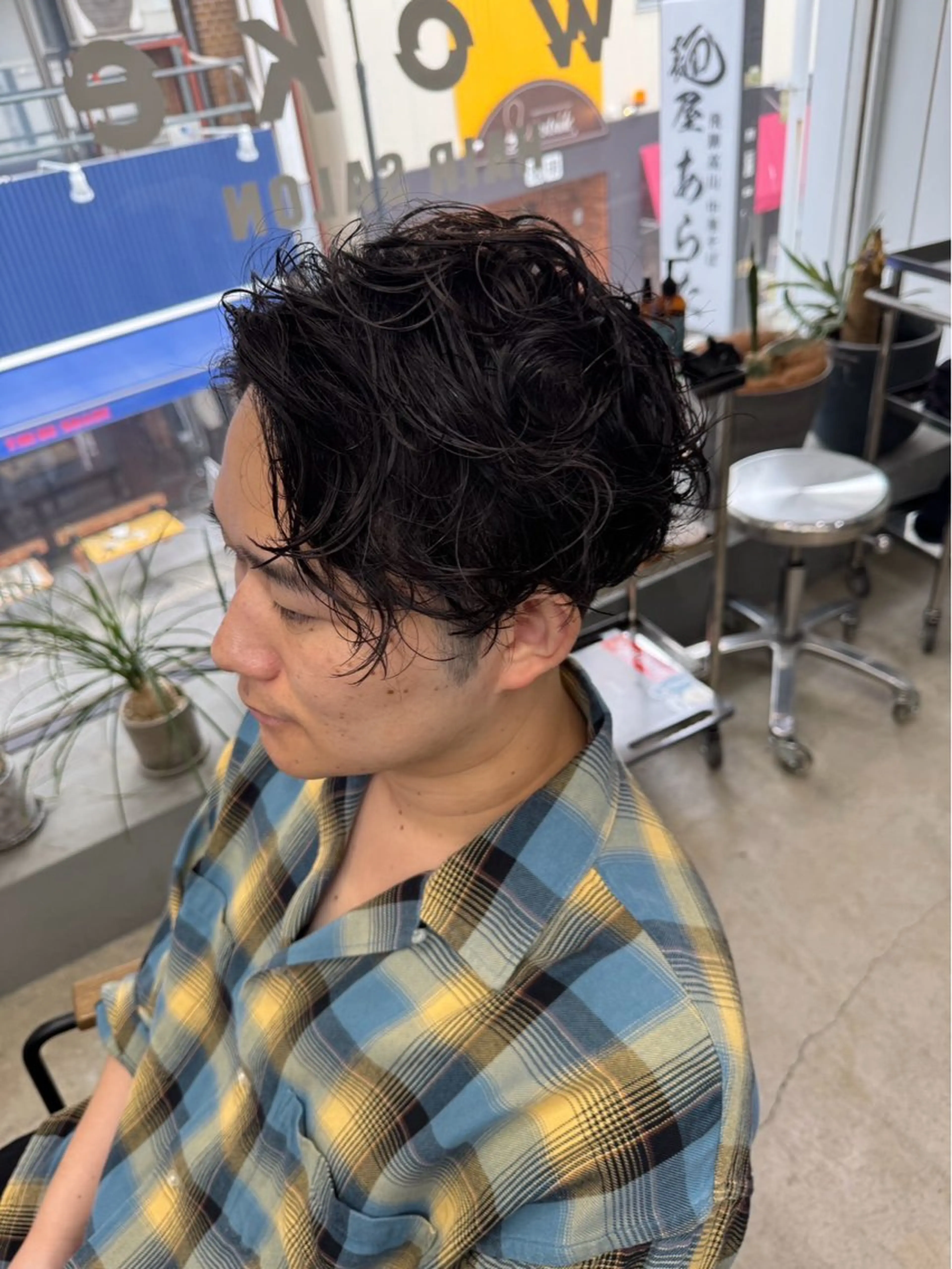 ショート パーマ メンズ メンズ専門サロン wokeのヘアスタイル