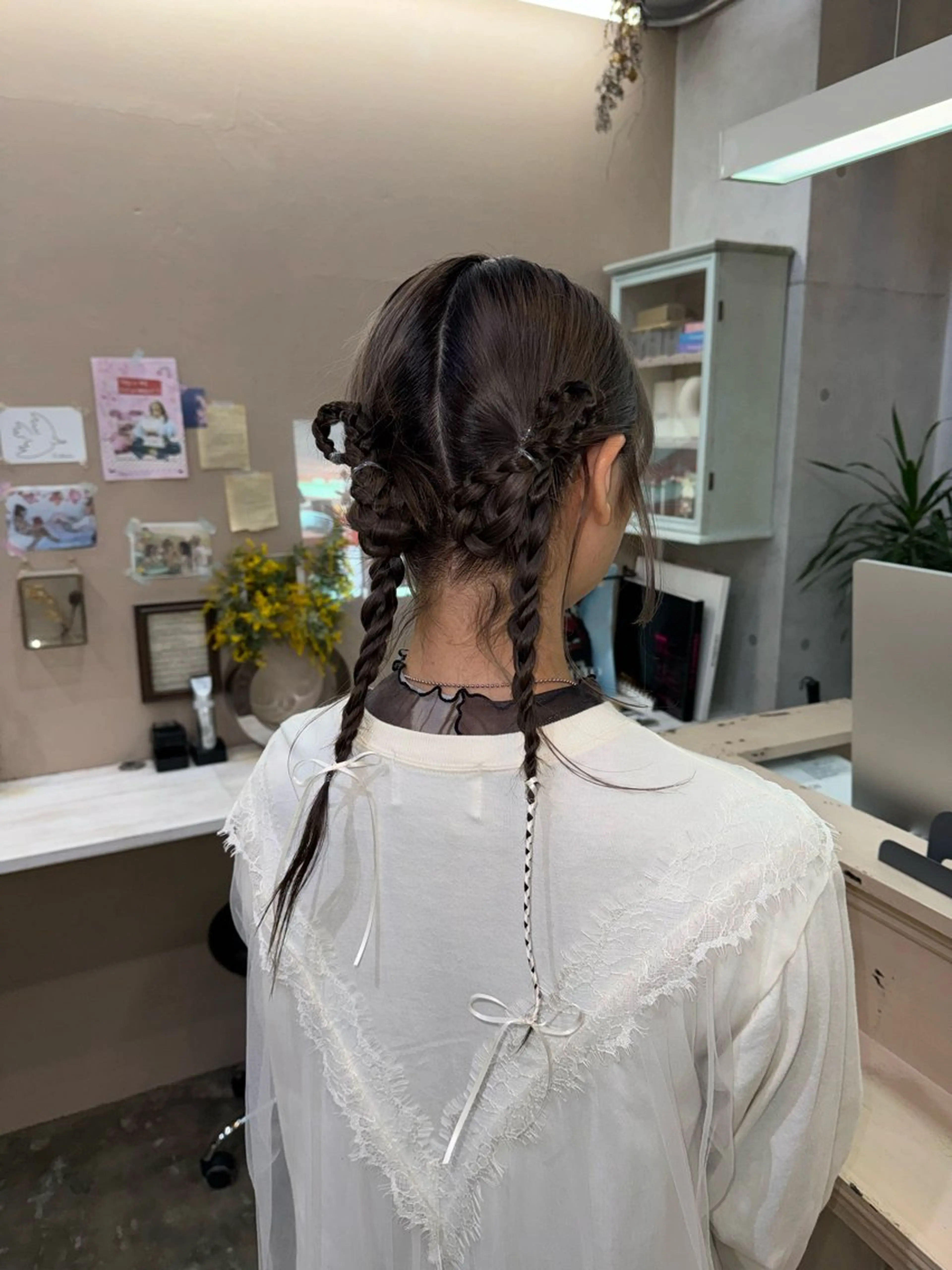 ミディアム ヘアアレンジ ヘアセット MIES amane(アマネ)のヘアスタイル
