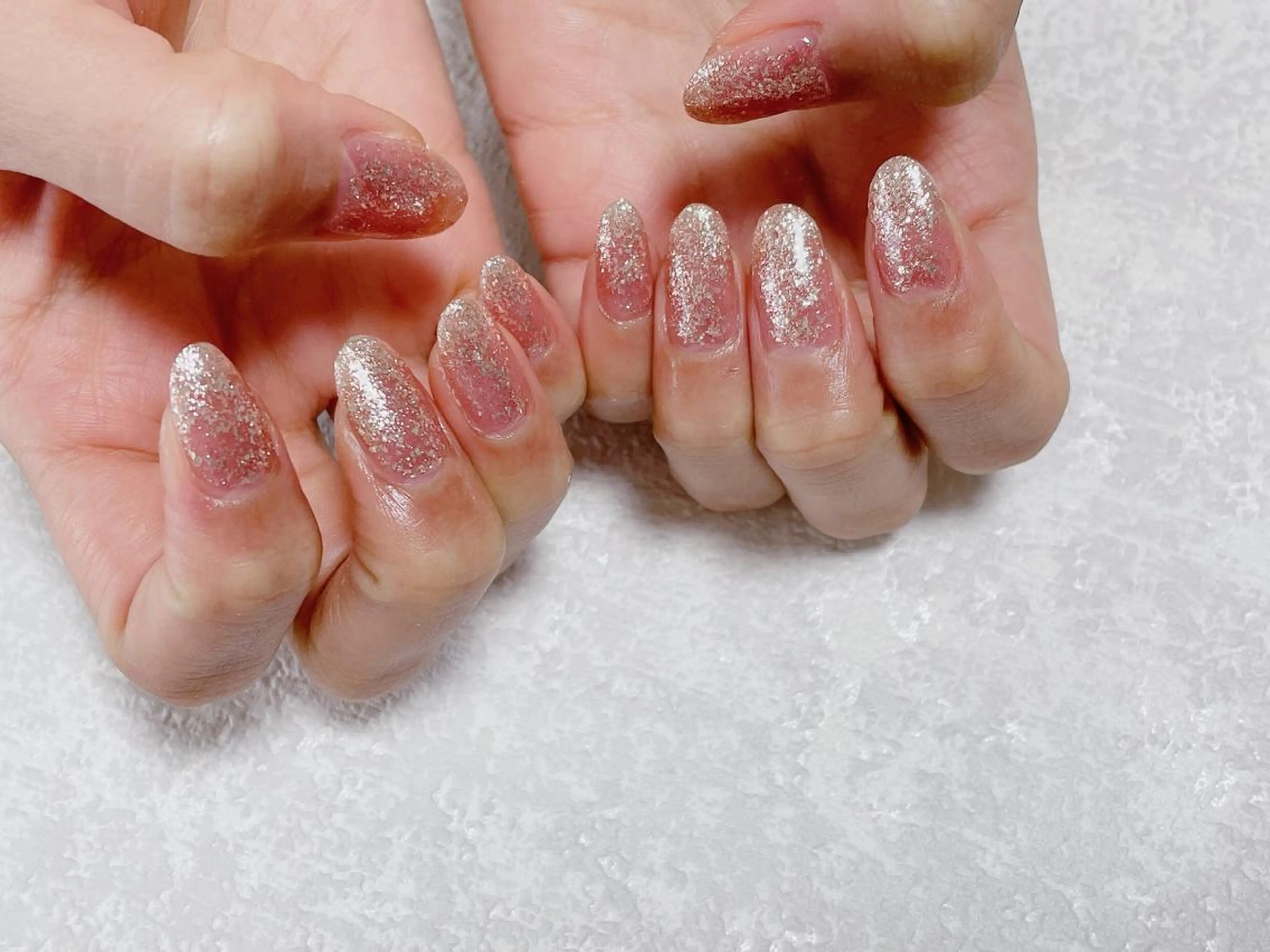 ネイル オーロラネイル フラワーネイル フットネイル フレンチネイル ジェルネイル kikinail 溝の口のネイルデザイン