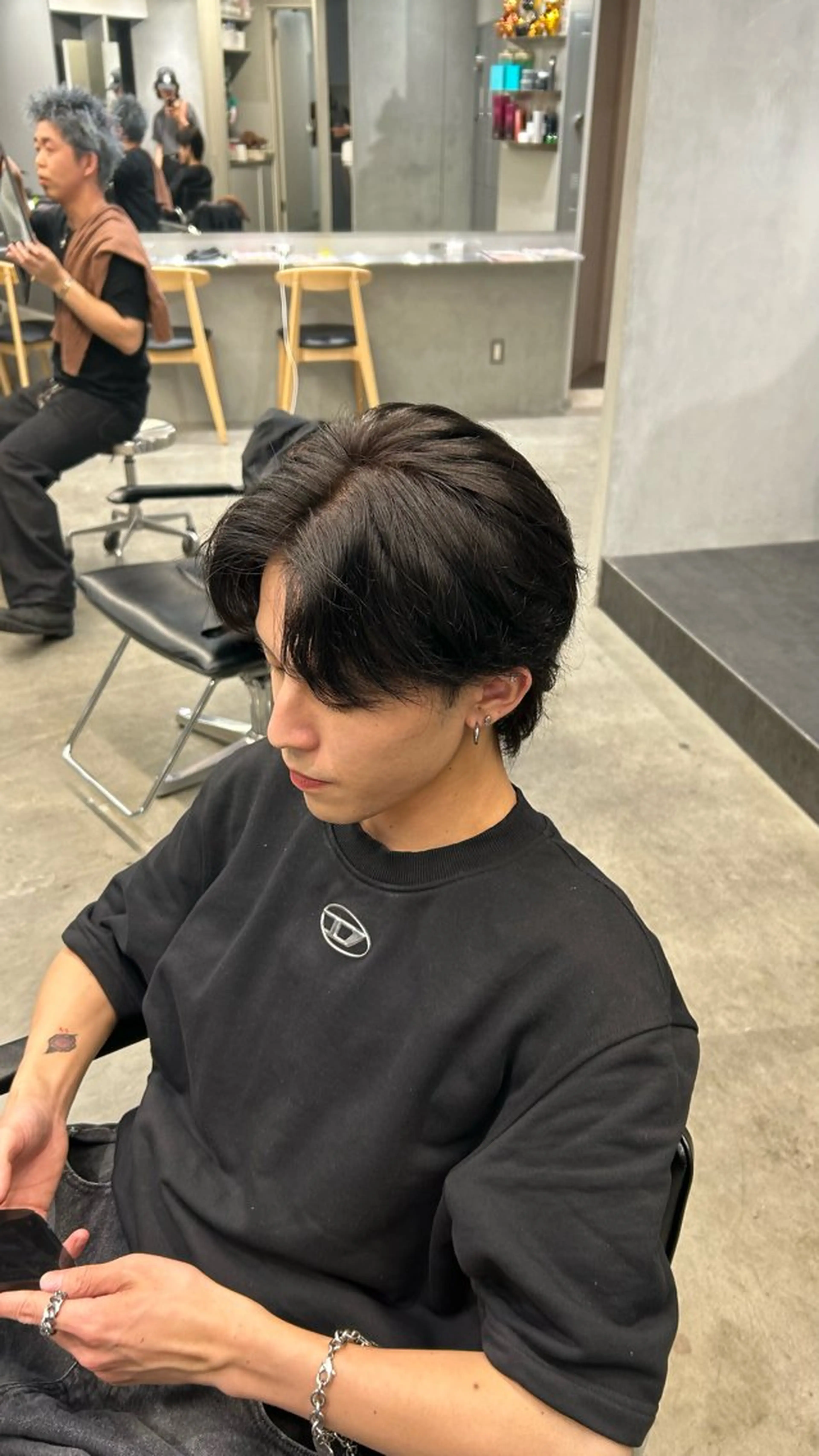 カラー メンズ 藤平海音/fifth PARKのヘアスタイル