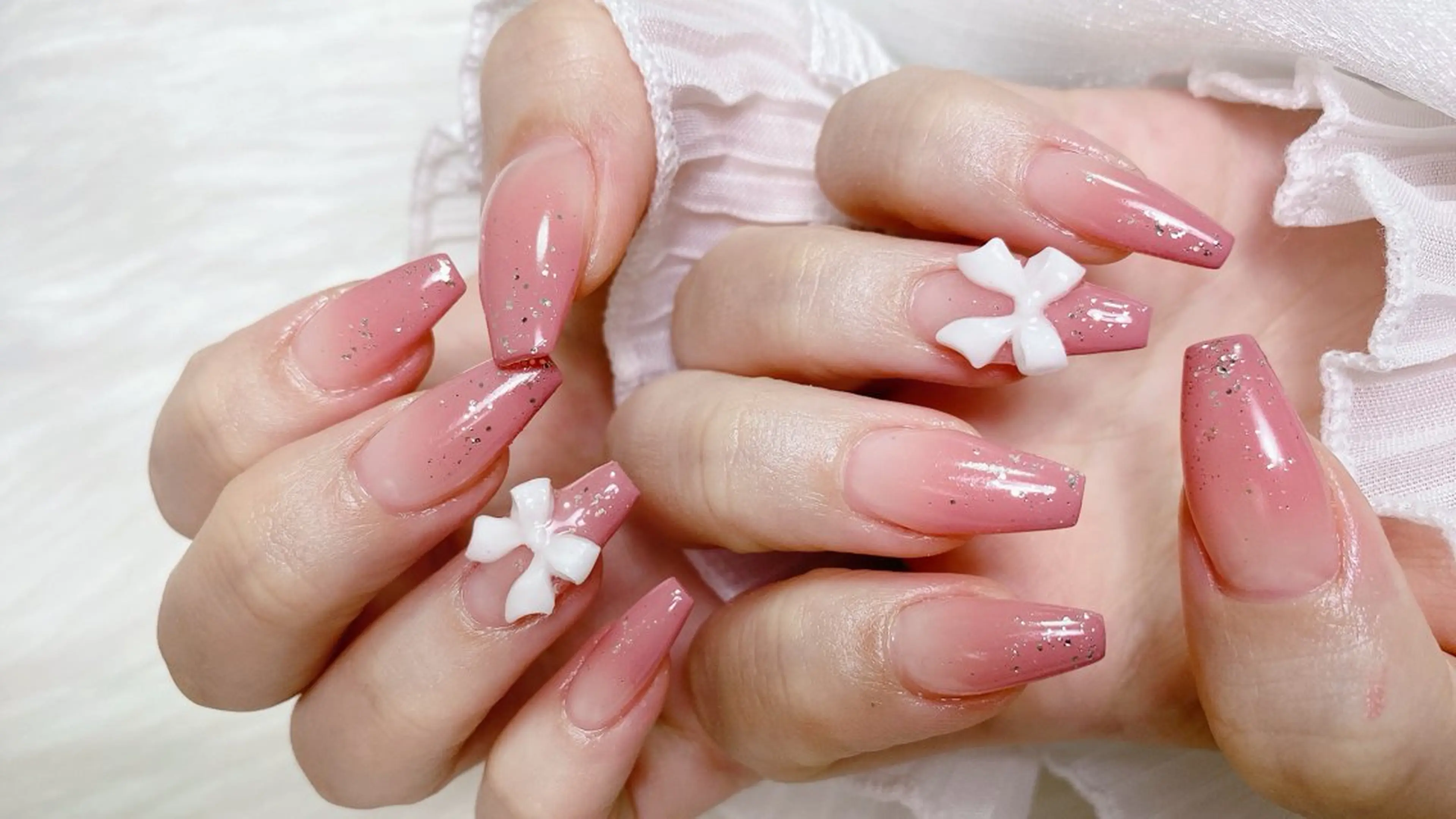 ネイル ハンドネイル オーシャン スカルプネイルサロンのネイルデザイン